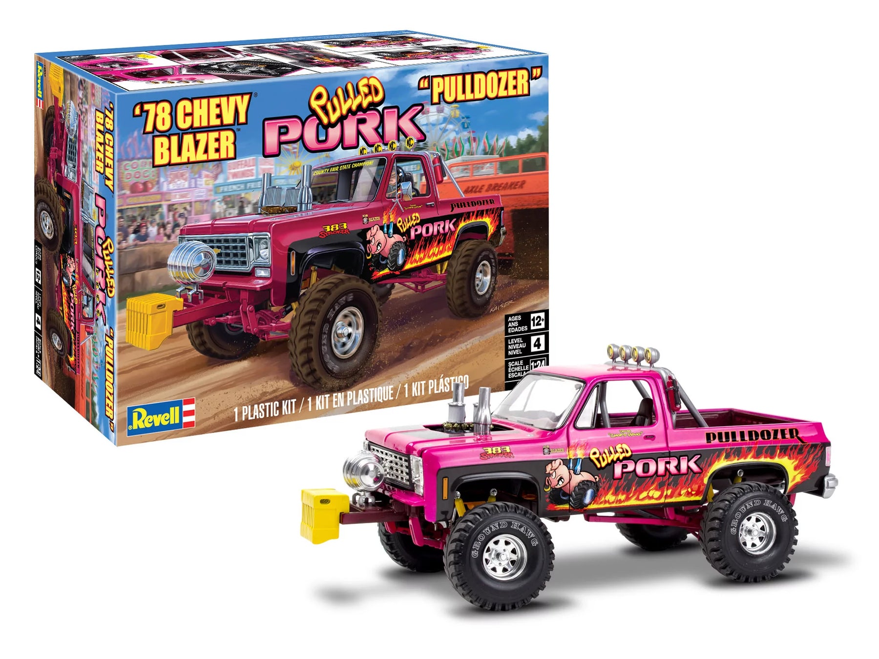Chevy Blazer-trekbulldozer uit 1978