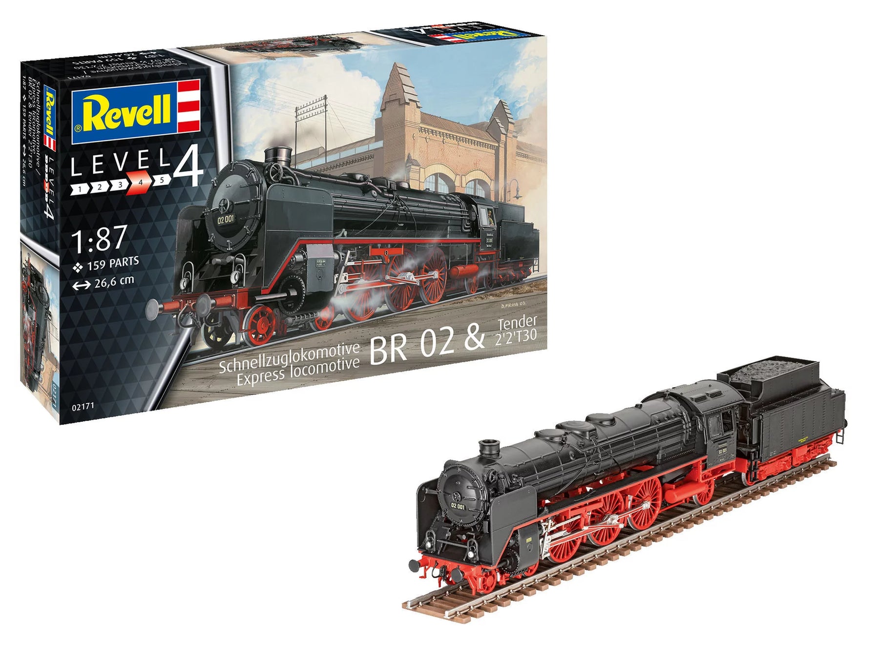 Express train locomotive BR02 - Tender 2'2' T30