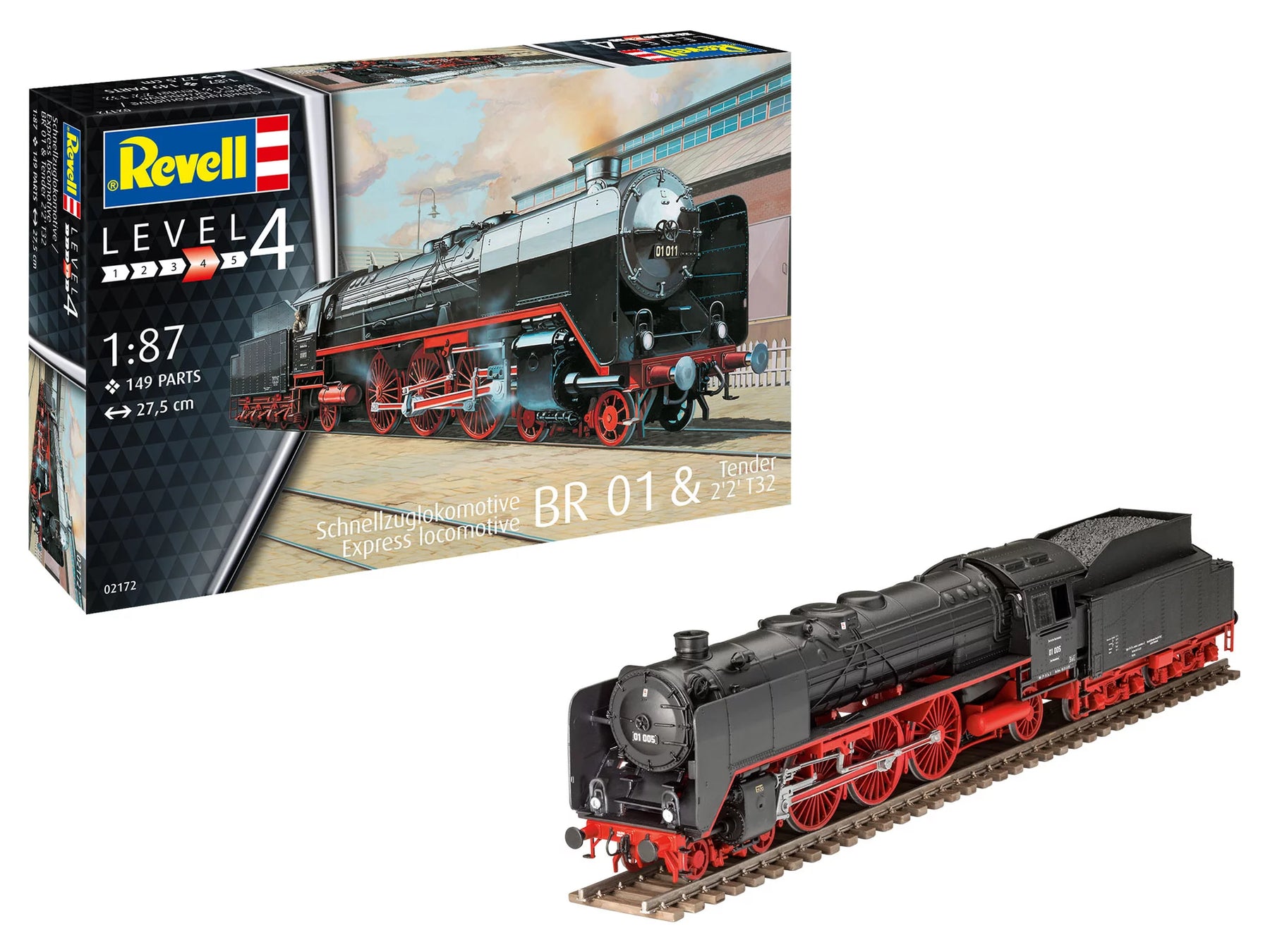 Sneltreinlocomotief BR01 - Tender 2'2' T32