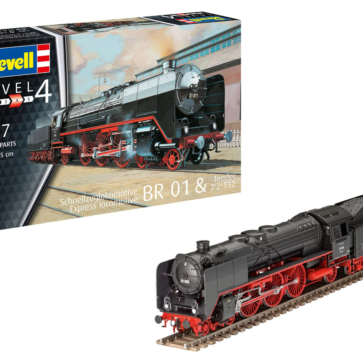 Revell . BR 01 & Tender2'2T32.1/87 プラモデル 460458_1200x1200_crop_center.