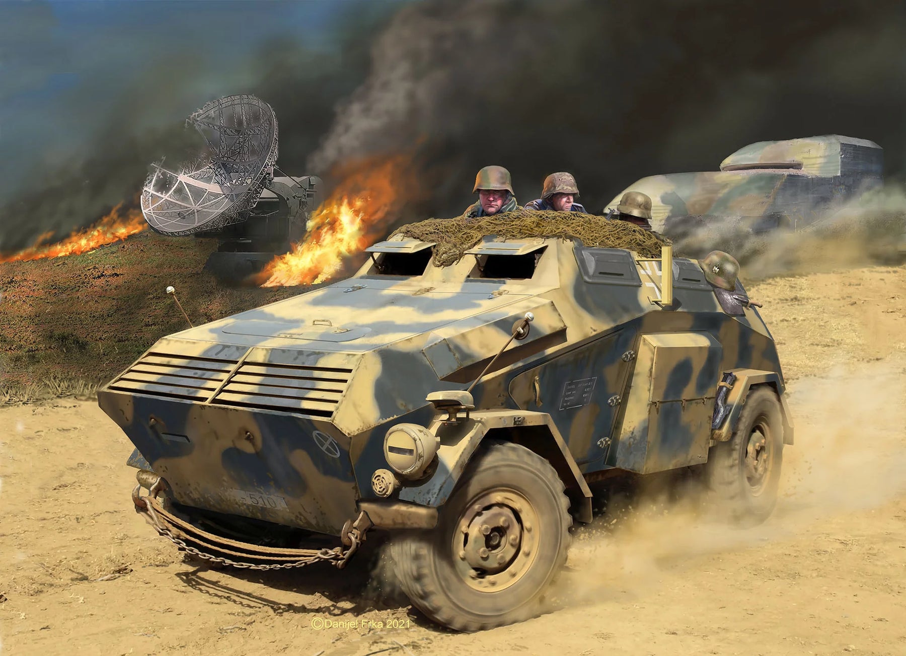 German Command Armoured Vehicle Sd.Kfz.247 Ausf.B