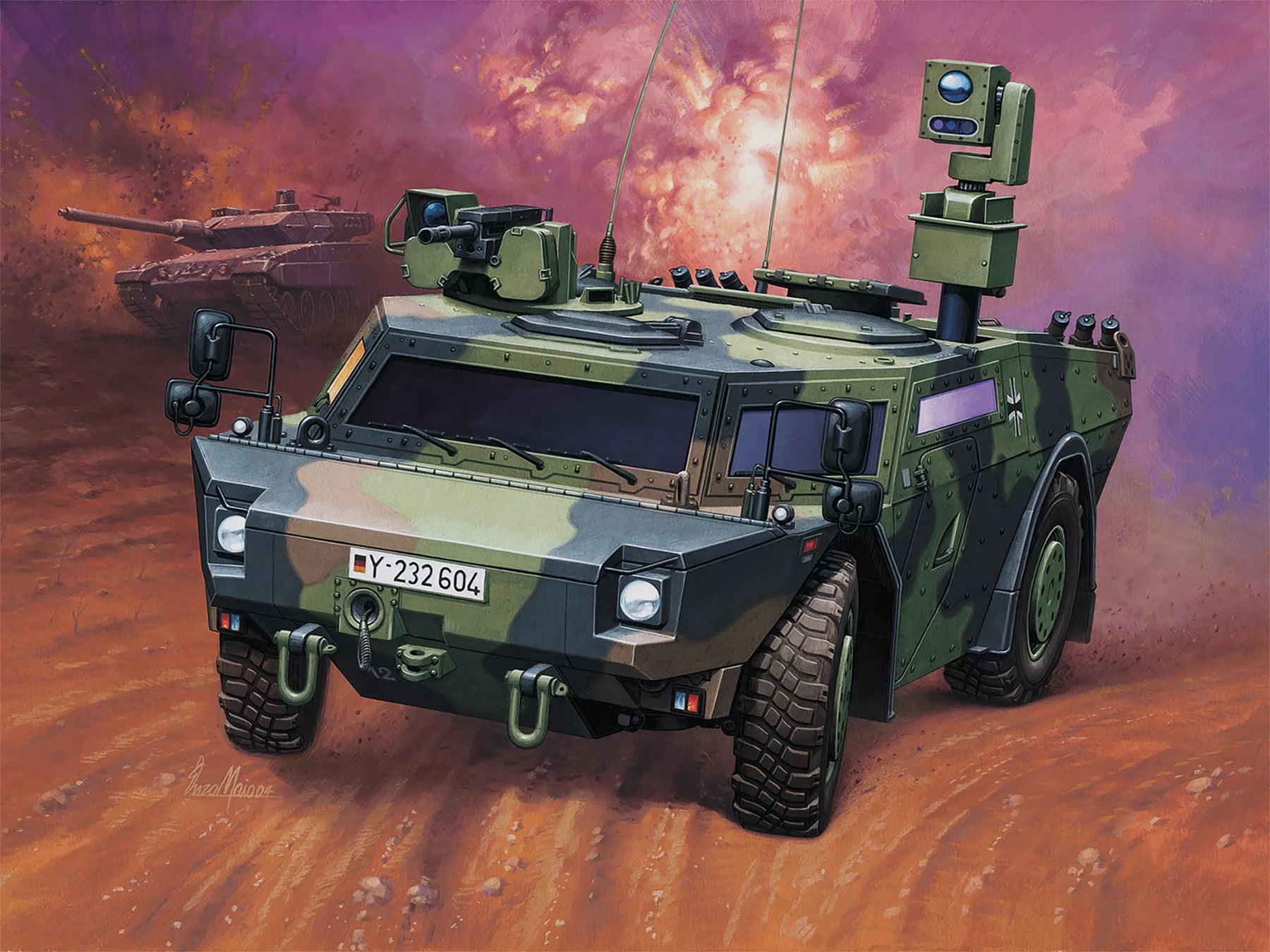 Scout car Fennek