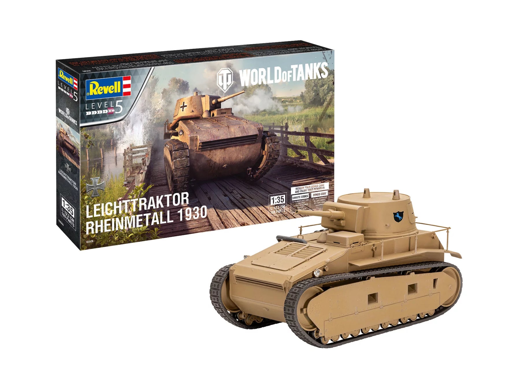 Lichte tractor Rheinmetall 1930 "World of Tanks"