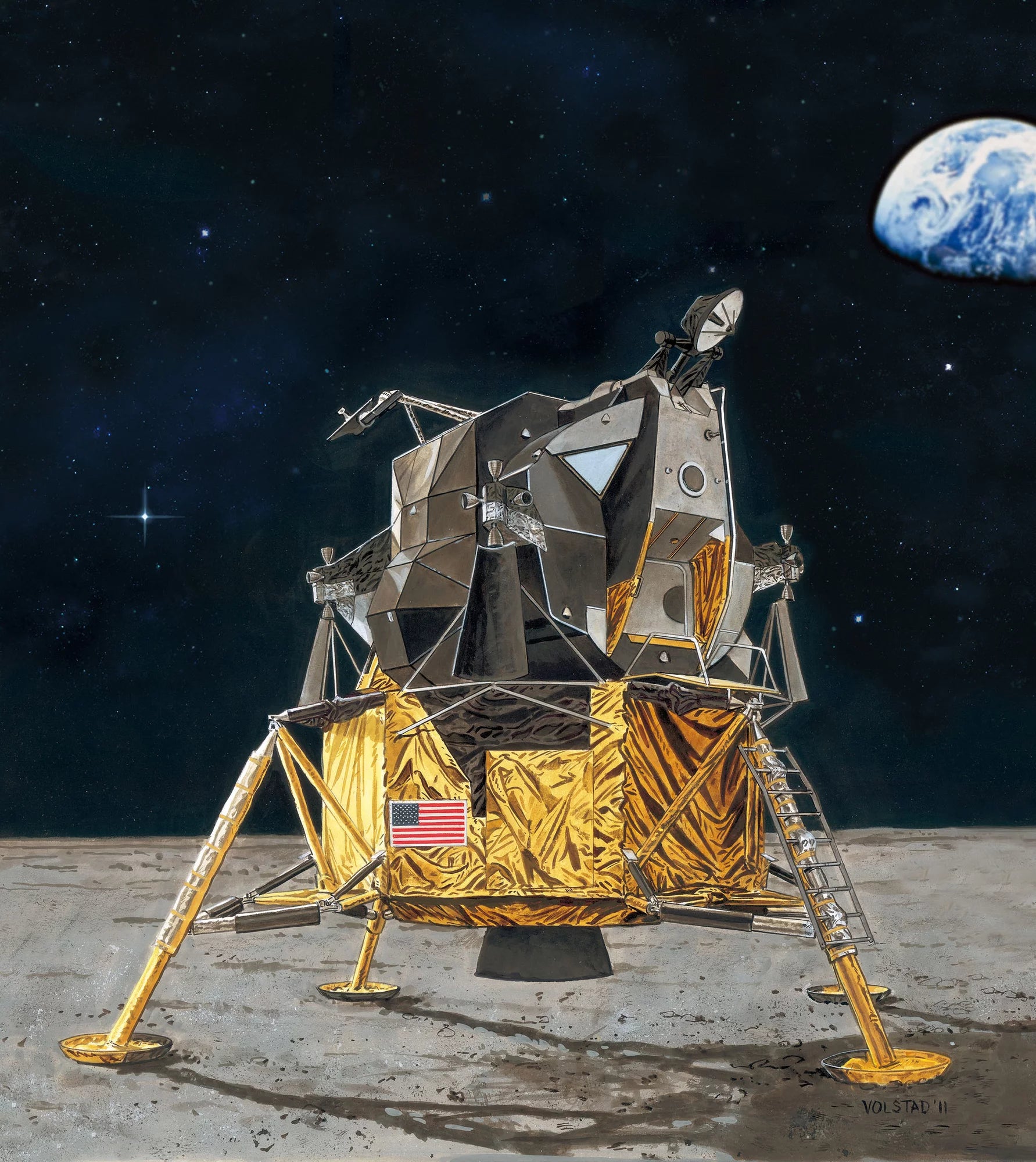 Dárková sada lunárního modulu Apollo 11 Eagle