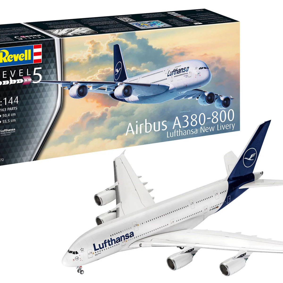 Revell プラモデル Airbus A380-800 Lufthansa Airbus A380-800 