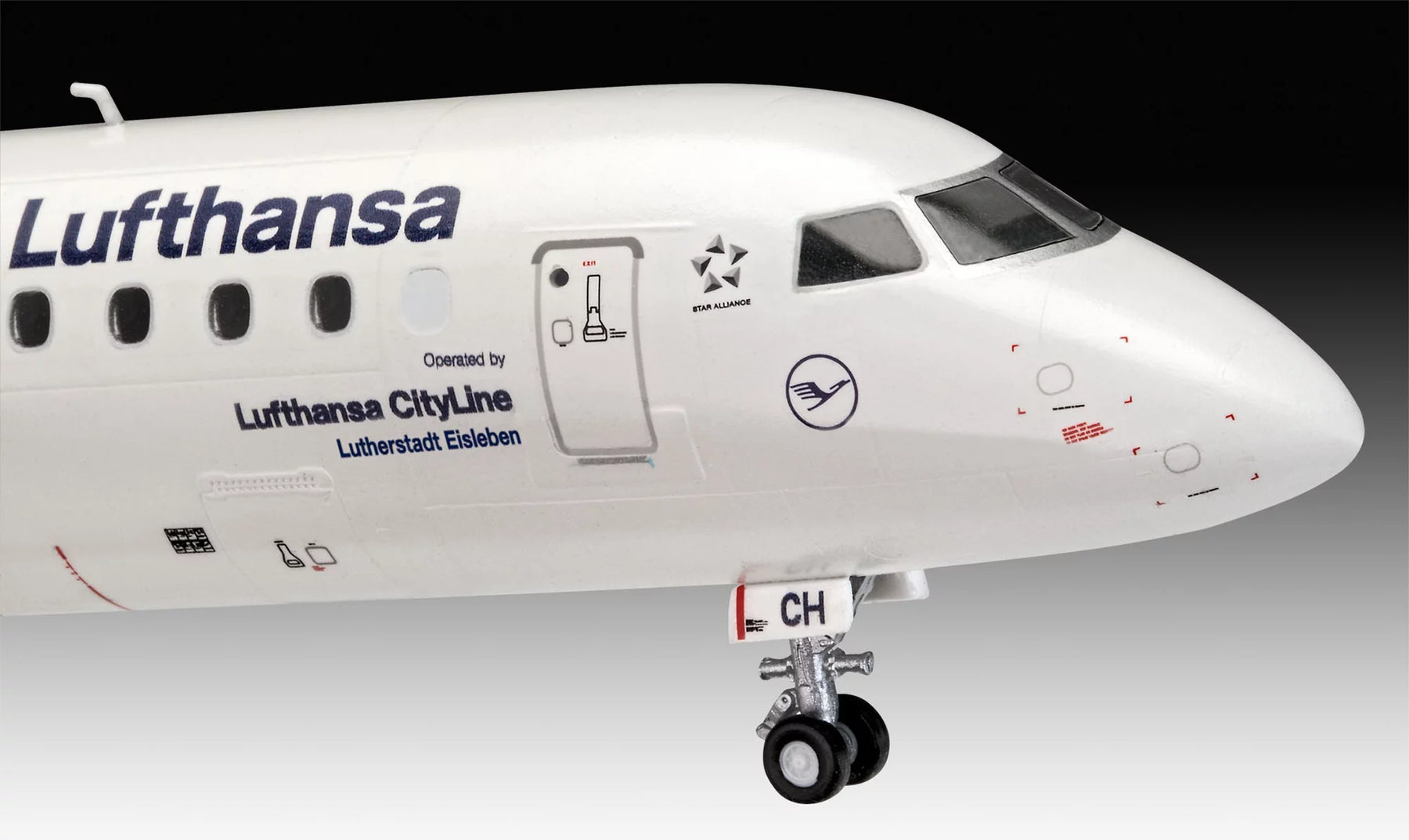 Embraer 190 "Lufthansa" nieuwe kleurstelling
