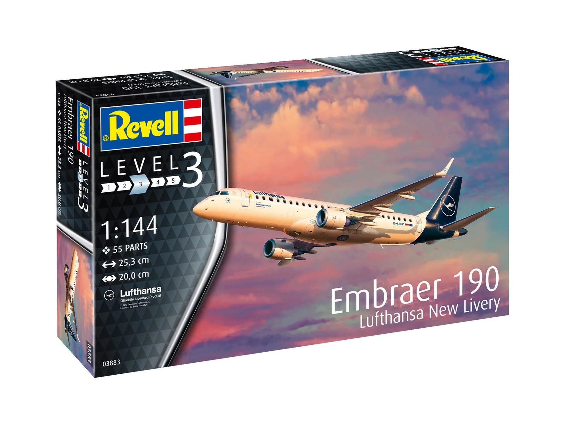 Embraer 190 "Lufthansa" nieuwe kleurstelling