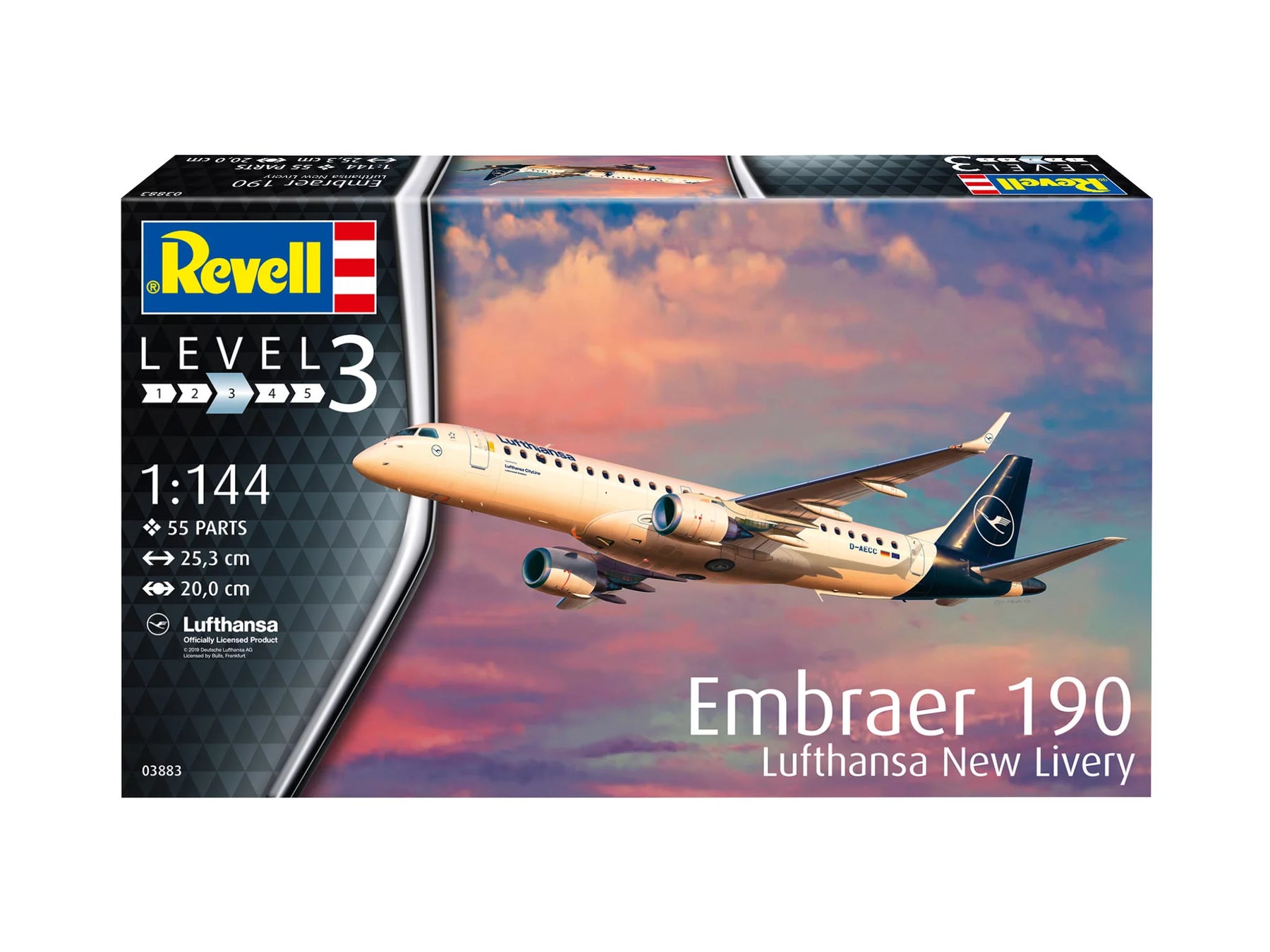 Embraer 190 "Lufthansa" nieuwe kleurstelling