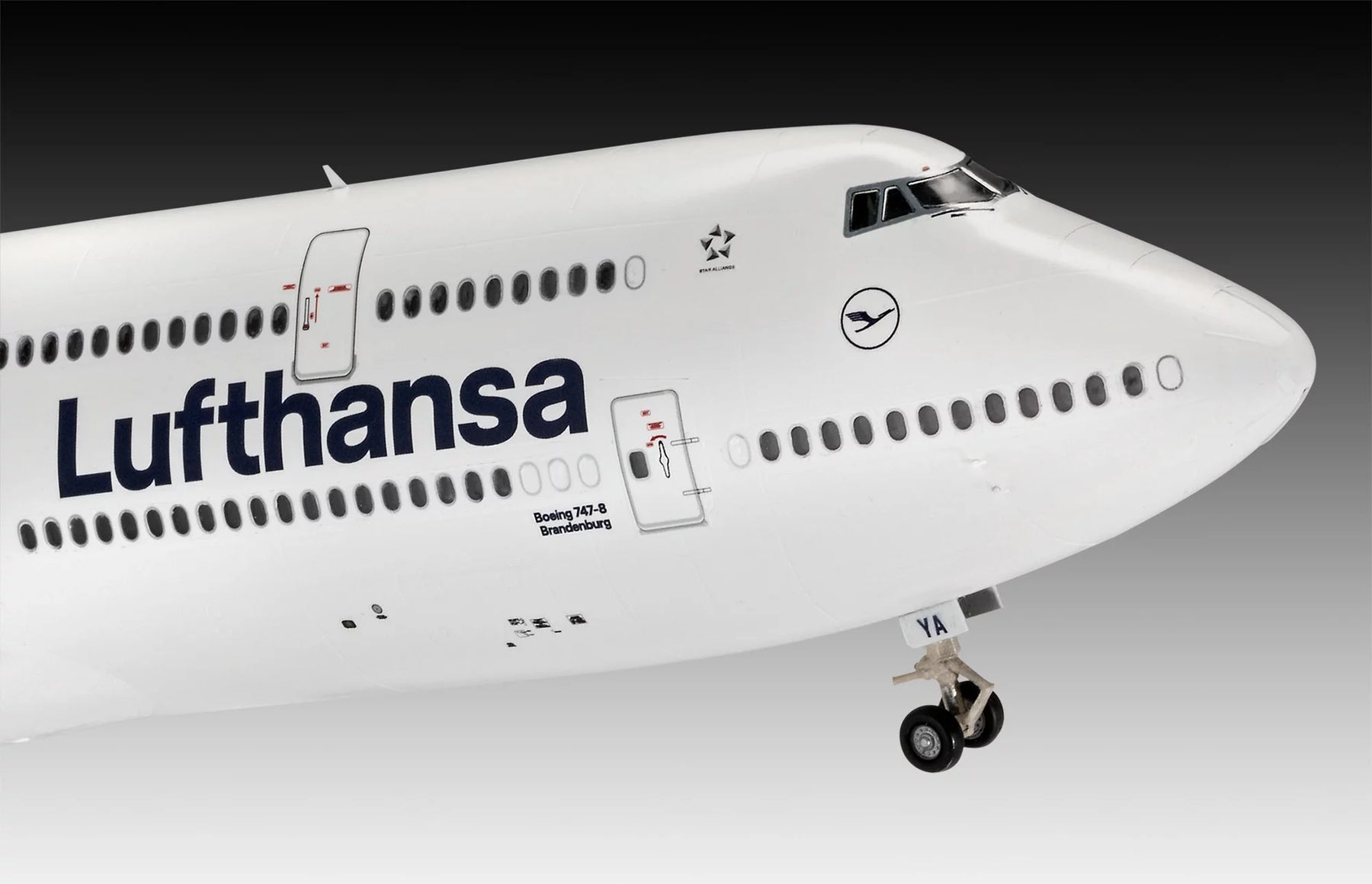 Nuova livrea del Boeing 747-8 "Lufthansa".