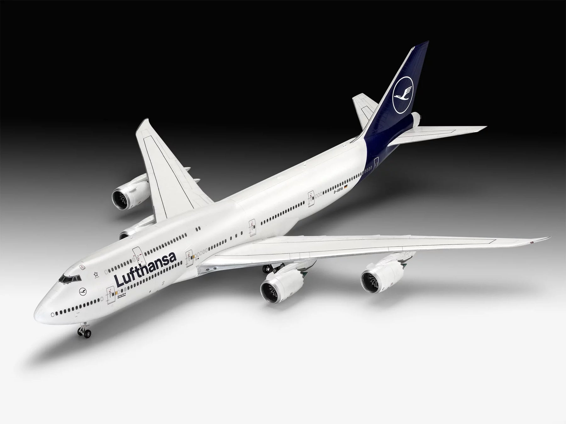 Nuova livrea del Boeing 747-8 "Lufthansa".