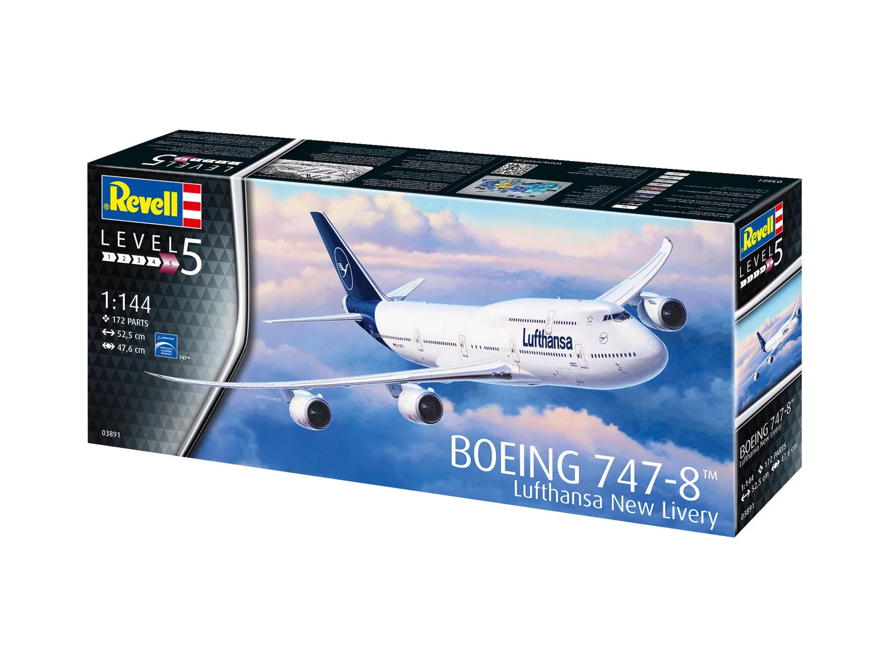 Nuova livrea del Boeing 747-8 "Lufthansa".