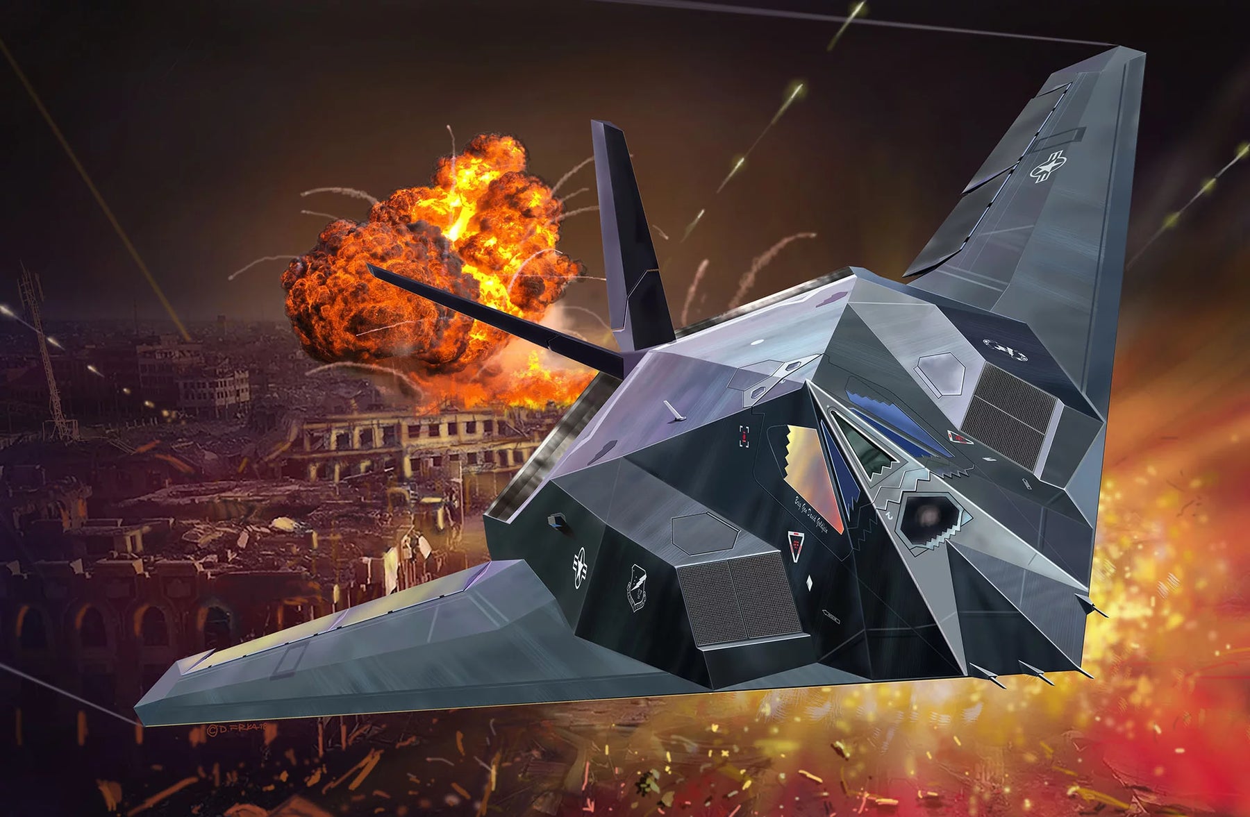 Lockheed Martin F-117A Nighthawk lopakodó vadászgép