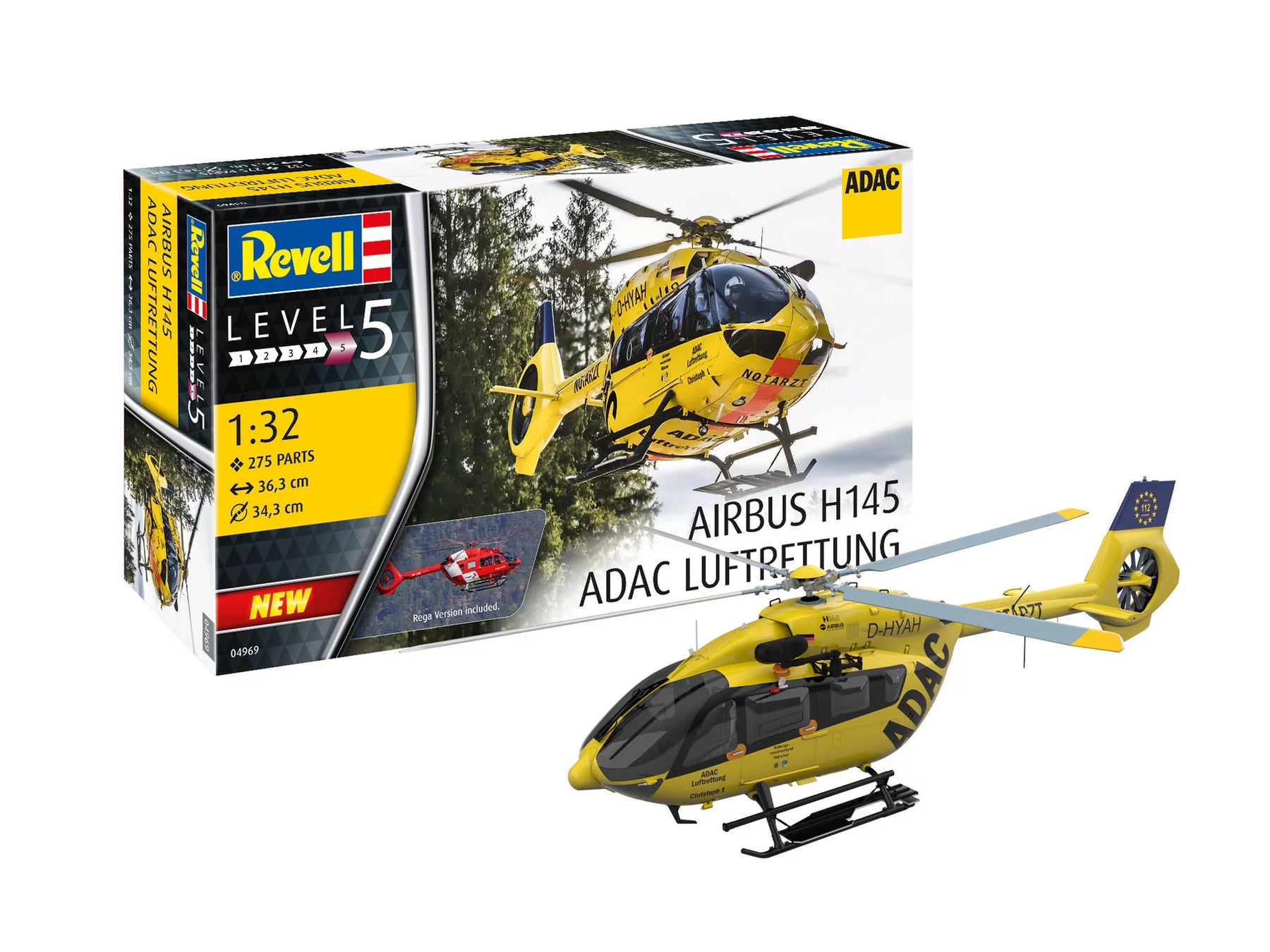 Airbus H145 "letecká záchrana ADAC"