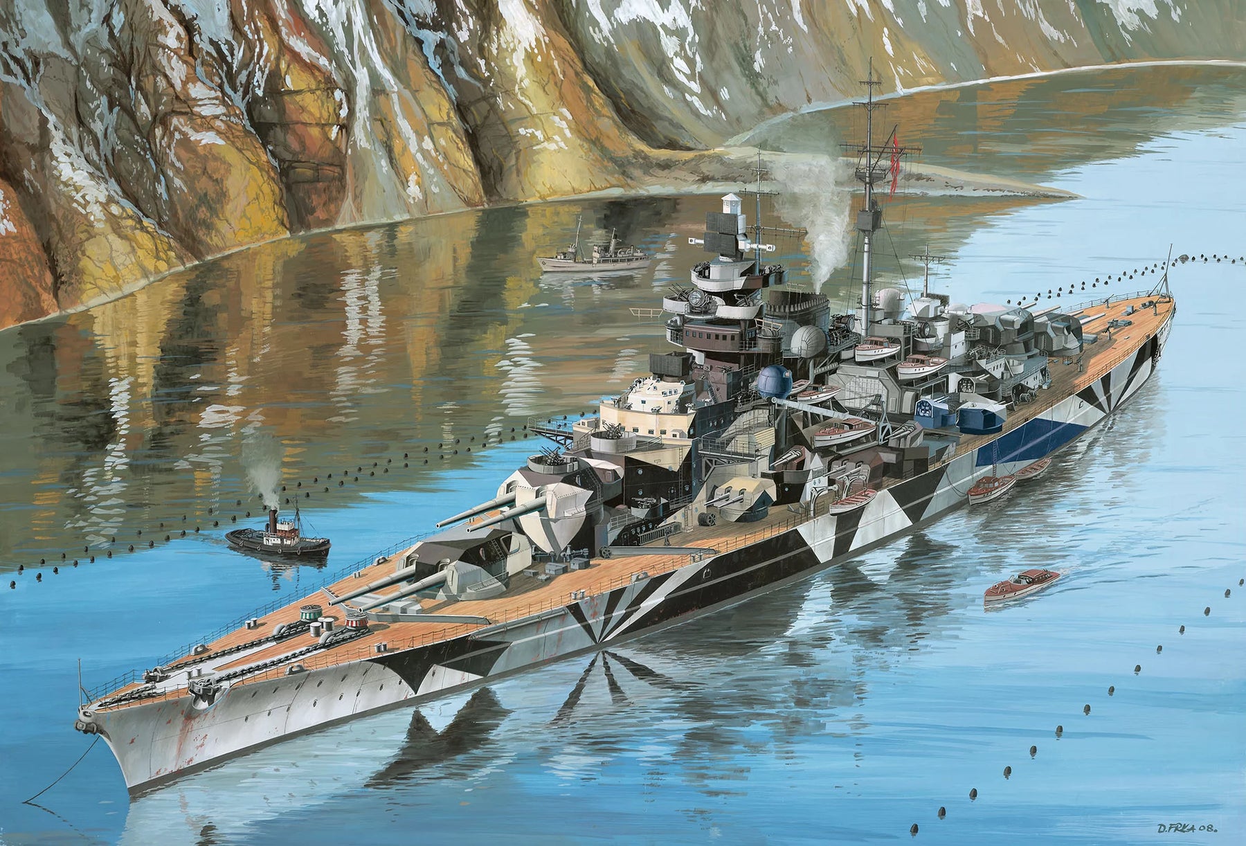 German Battleship "Tirpitz"