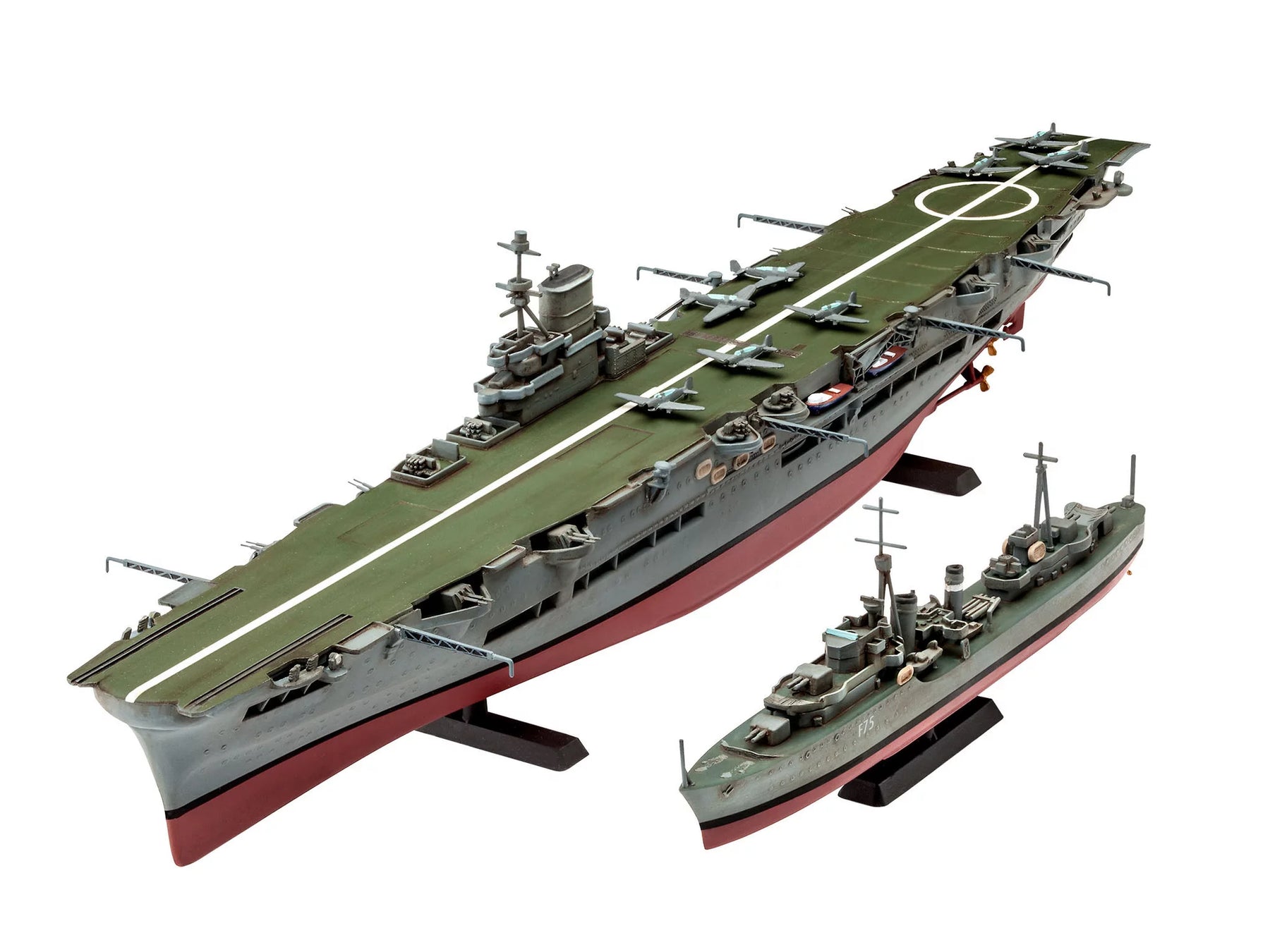 HMS Ark Royal & Tribal Class Destroyer