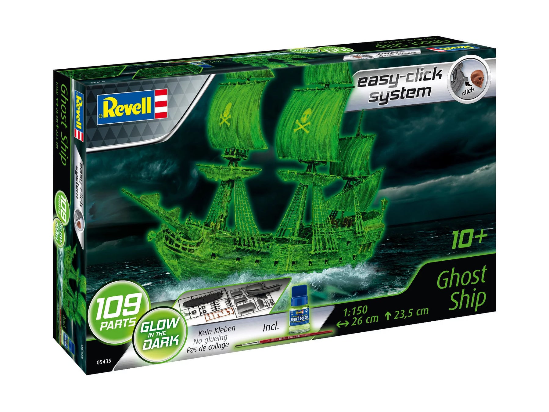 Ghost Ship Click-system incl Nachtleuchtfarbe