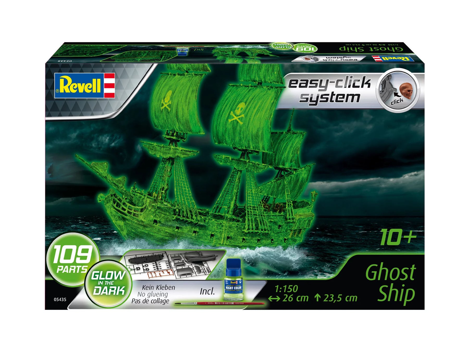 Ghost Ship Click-system incl Nachtleuchtfarbe