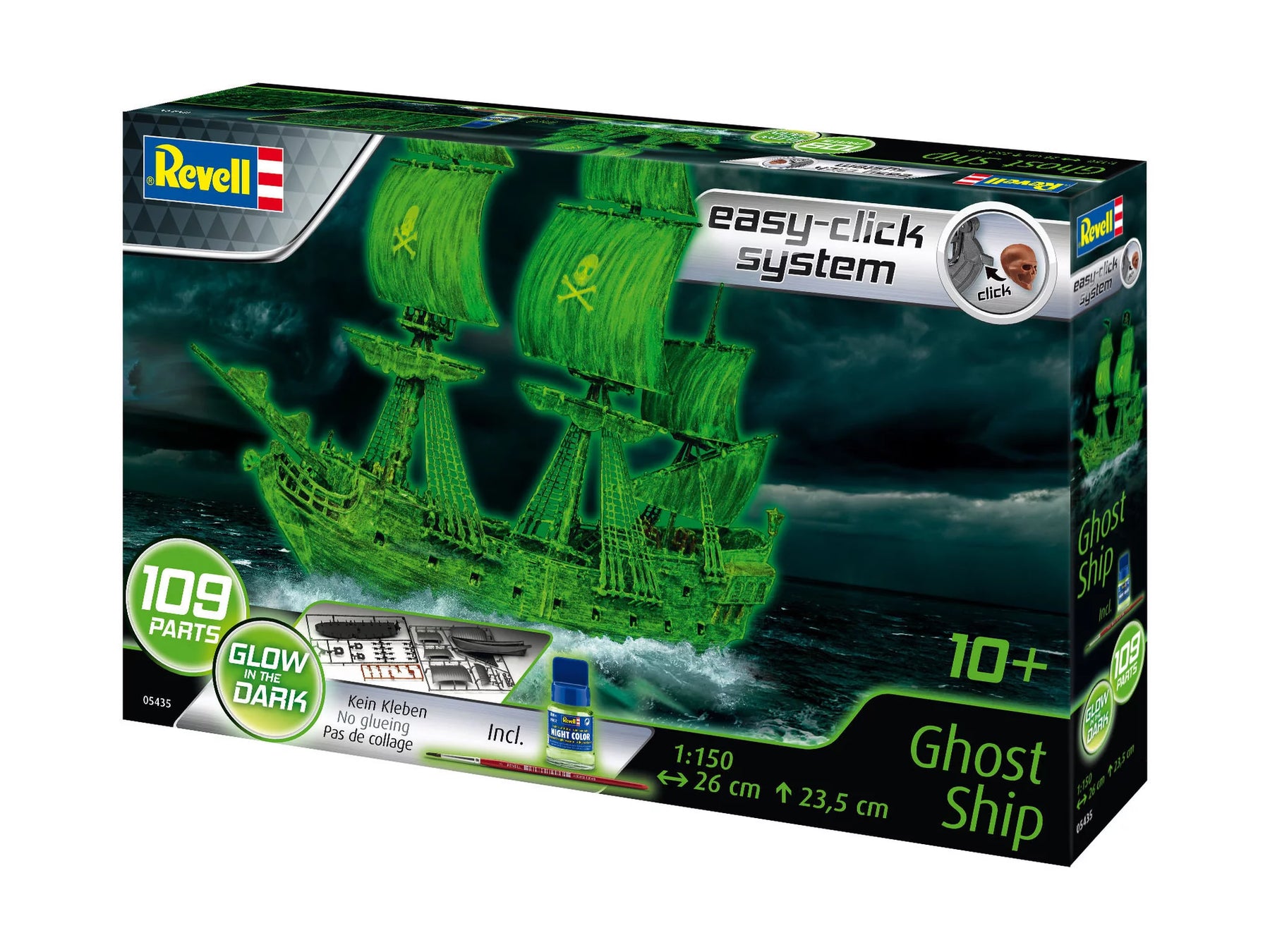Ghost Ship Click-system incl Nachtleuchtfarbe