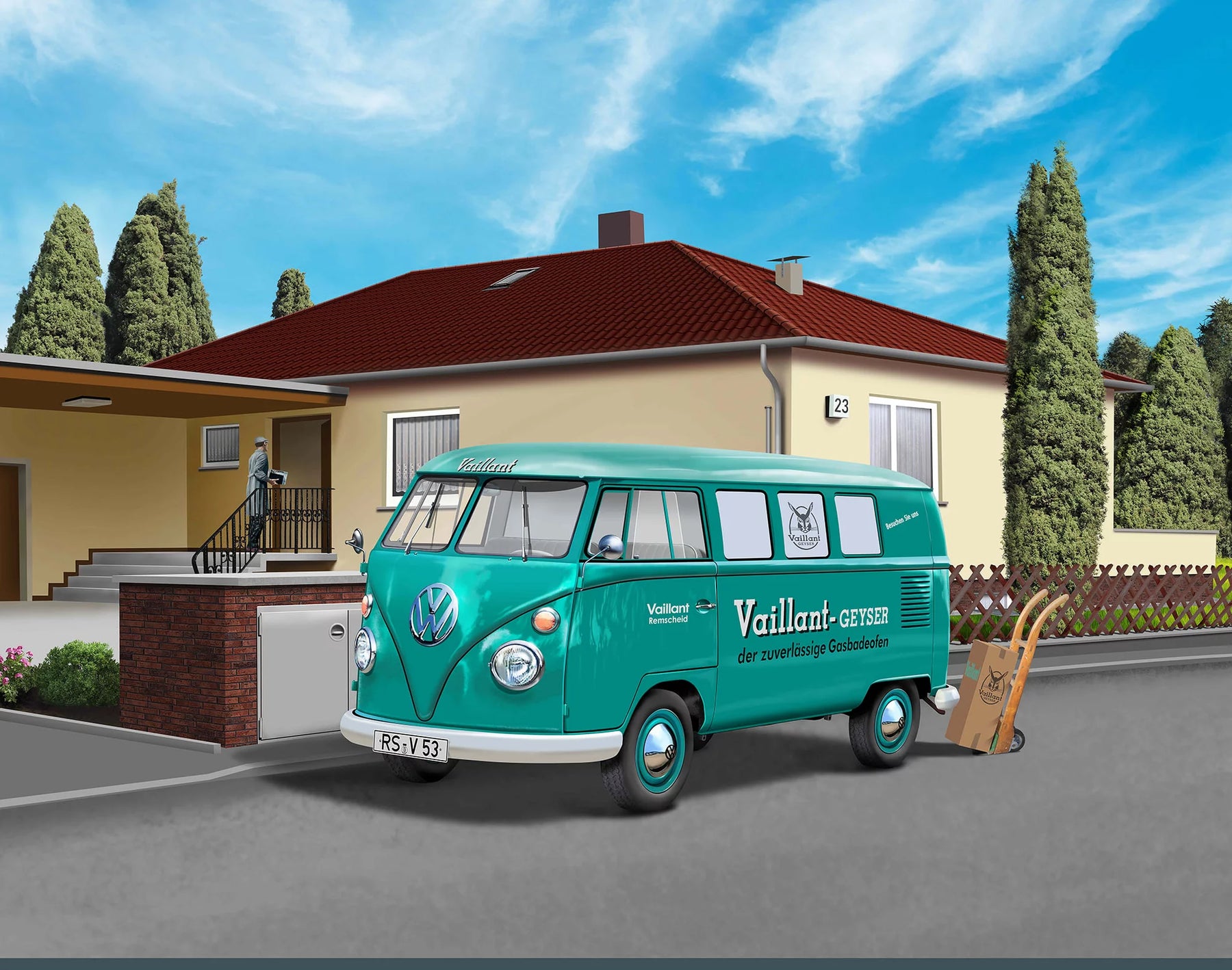 Geschenkset "150 jaar Vaillant" VW T1 Bus
