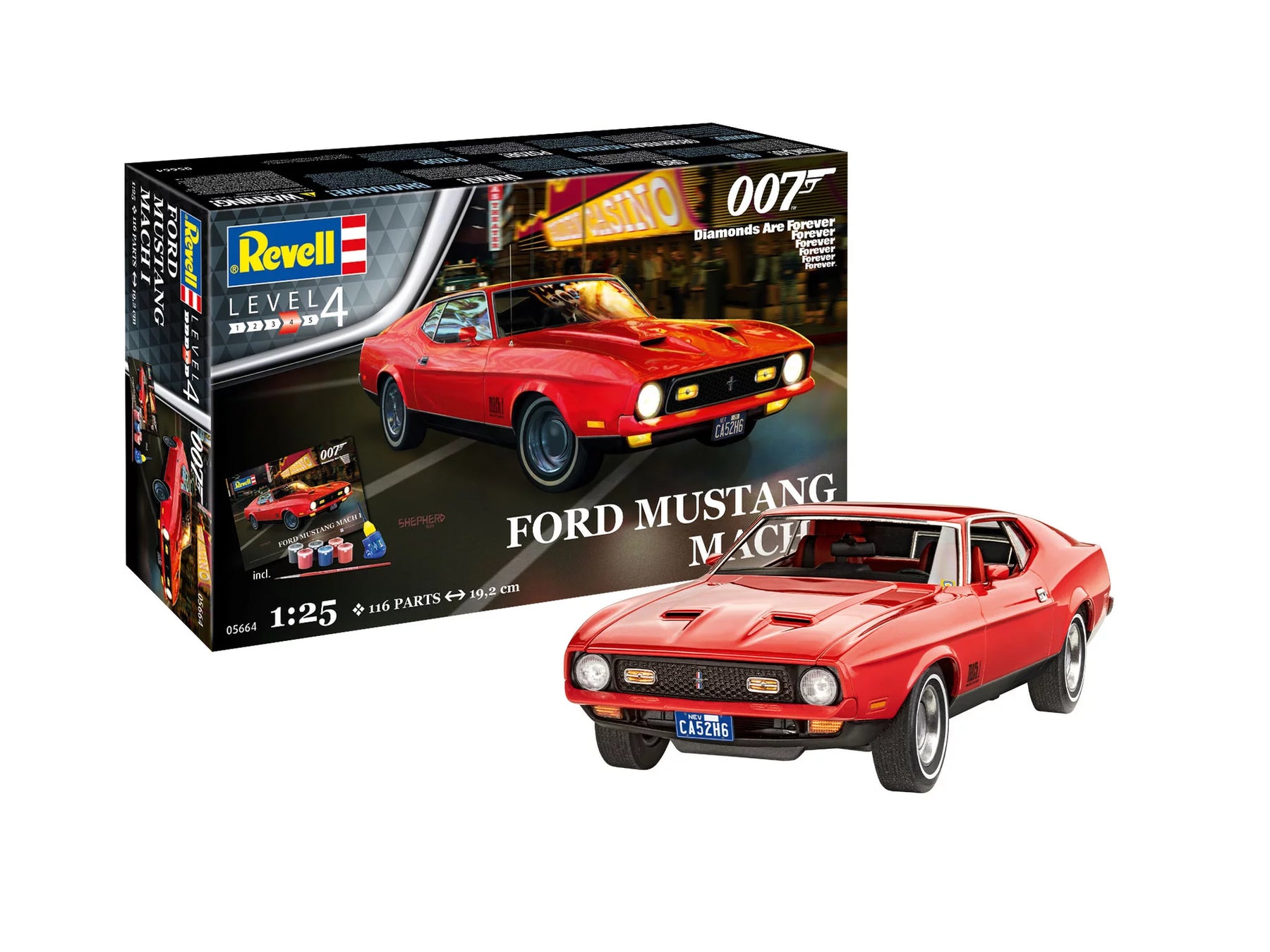Geschenkset James Bond "Ford Mustang Mach I"
