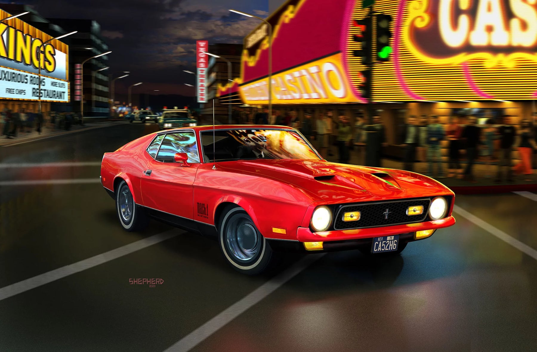 Geschenkset James Bond "Ford Mustang Mach I"