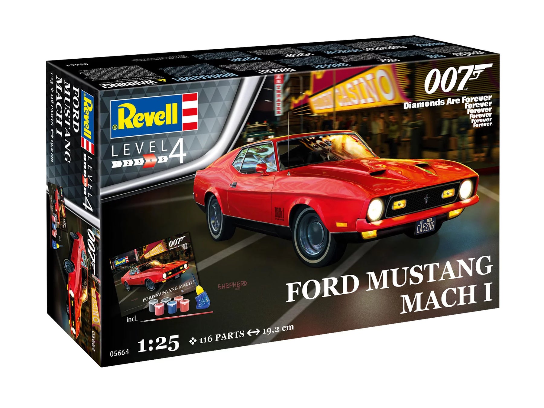 Geschenkset James Bond "Ford Mustang Mach I"