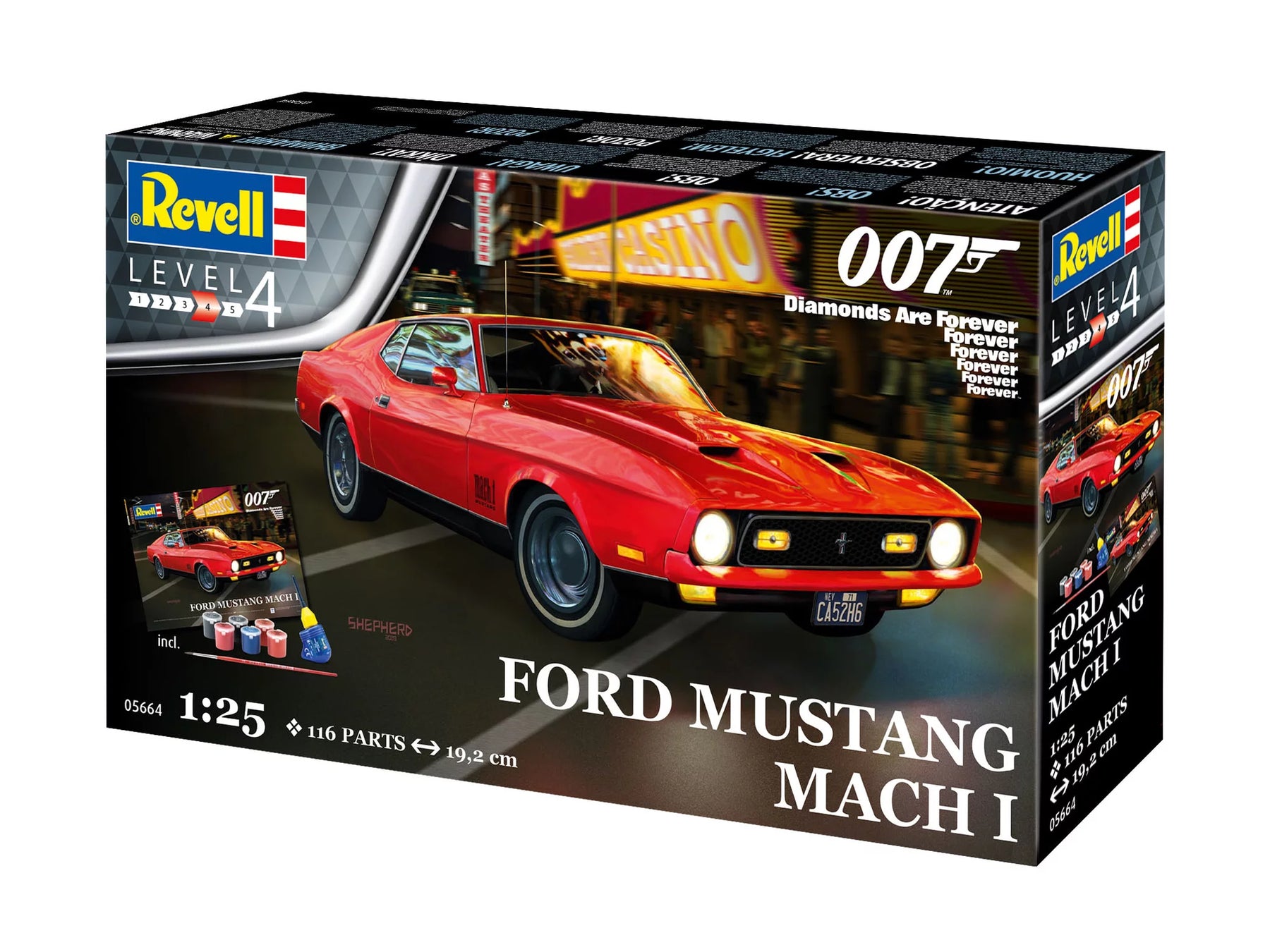 Geschenkset James Bond "Ford Mustang Mach I"