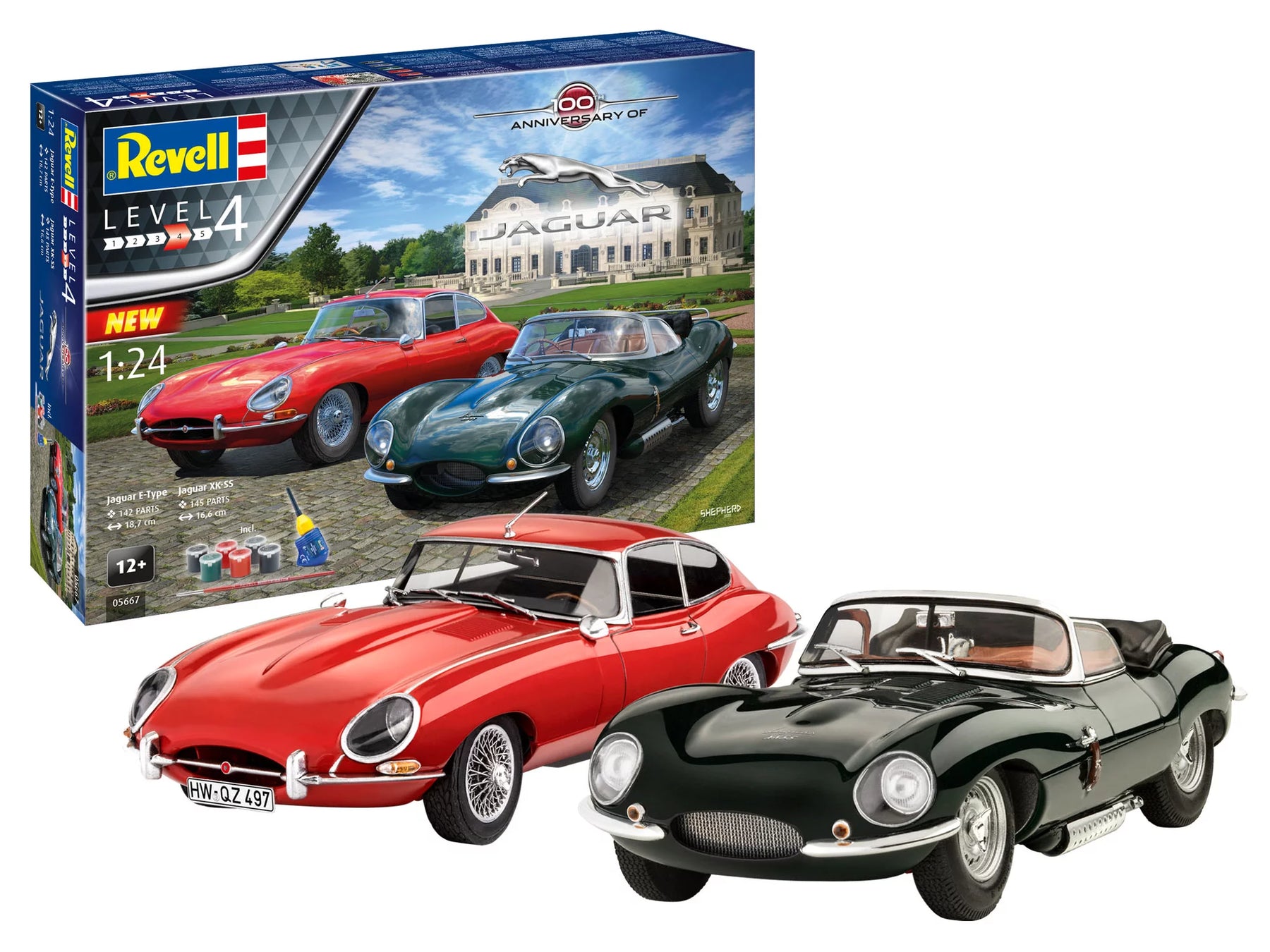 Jaguar-cadeauset ter ere van het 100-jarig jubileum