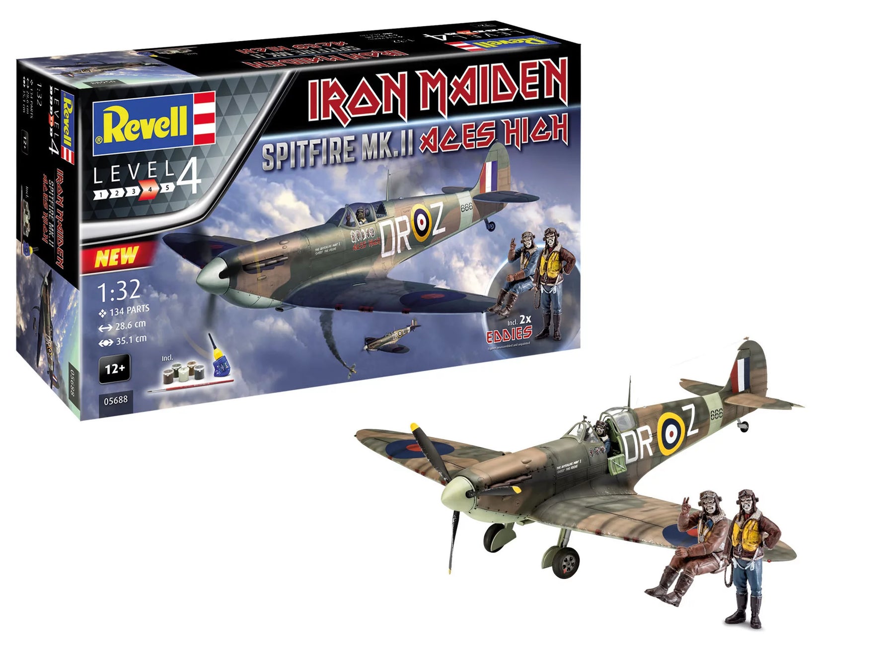 Ajándék szett Spitfire Mk.II "Aces High" Iron Maiden