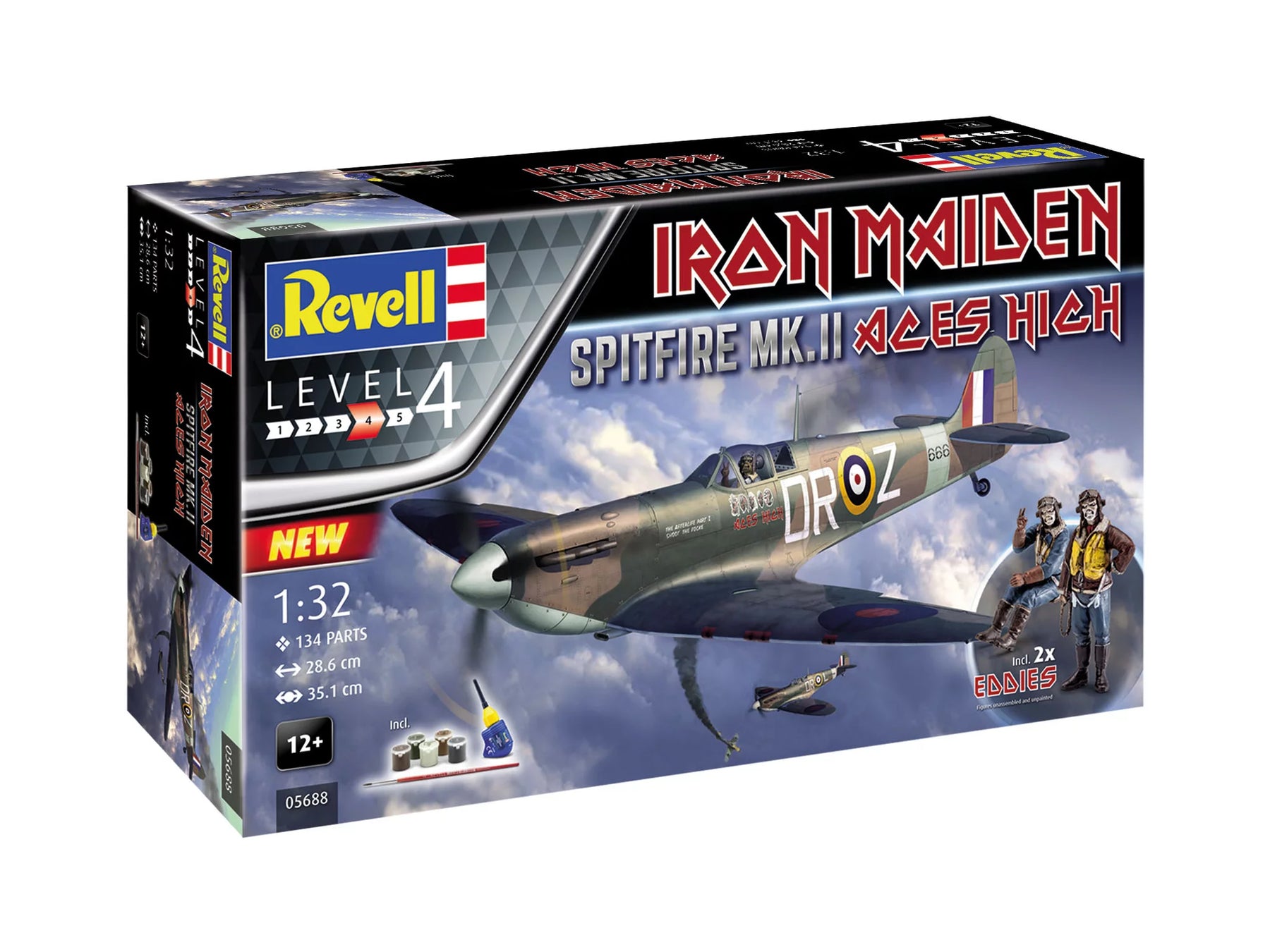 Ajándék szett Spitfire Mk.II "Aces High" Iron Maiden