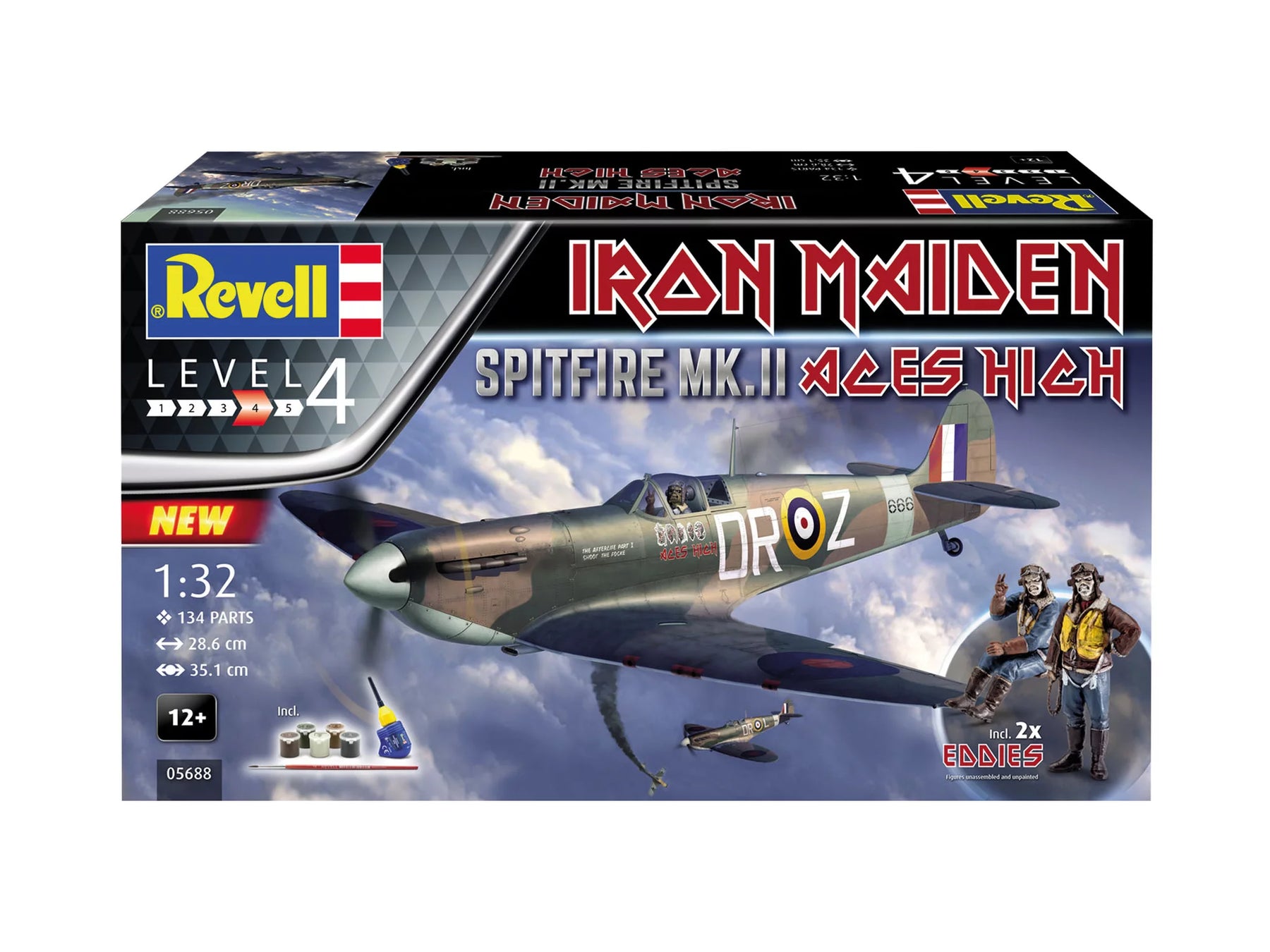 Ajándék szett Spitfire Mk.II "Aces High" Iron Maiden