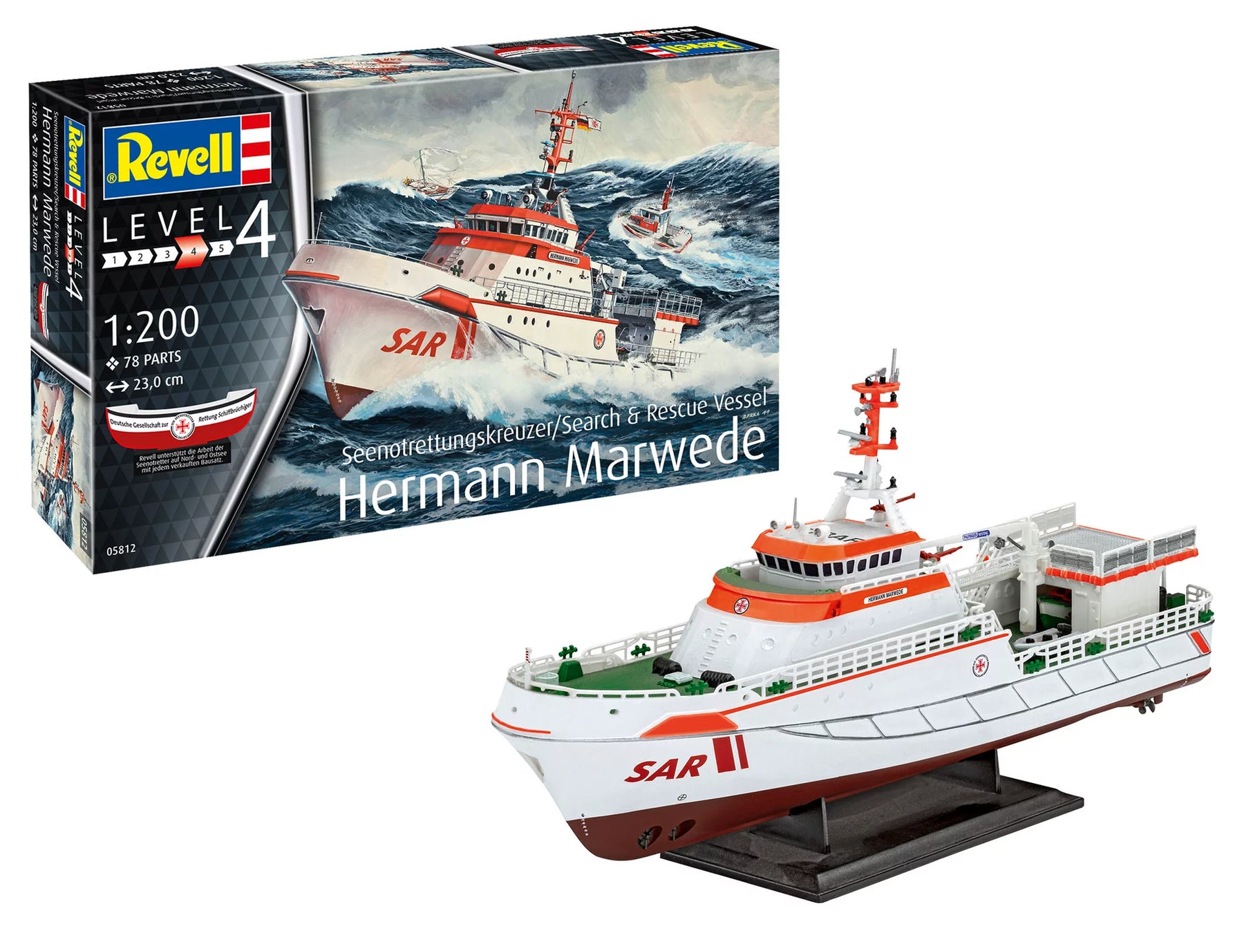 "Hermann Marwede" mentőcirkáló