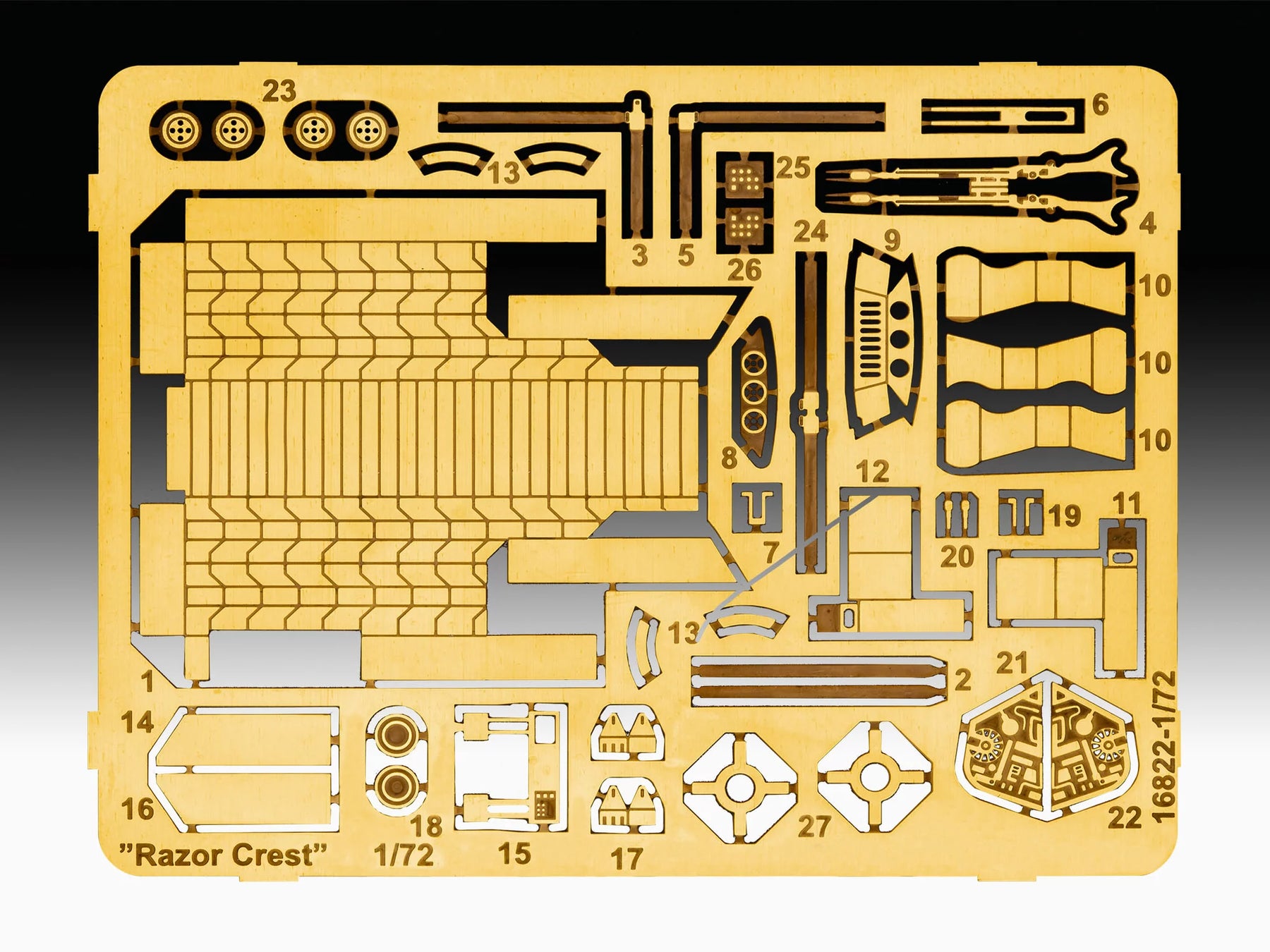 The Mandalorian: Razor Crest "Edición Platino"