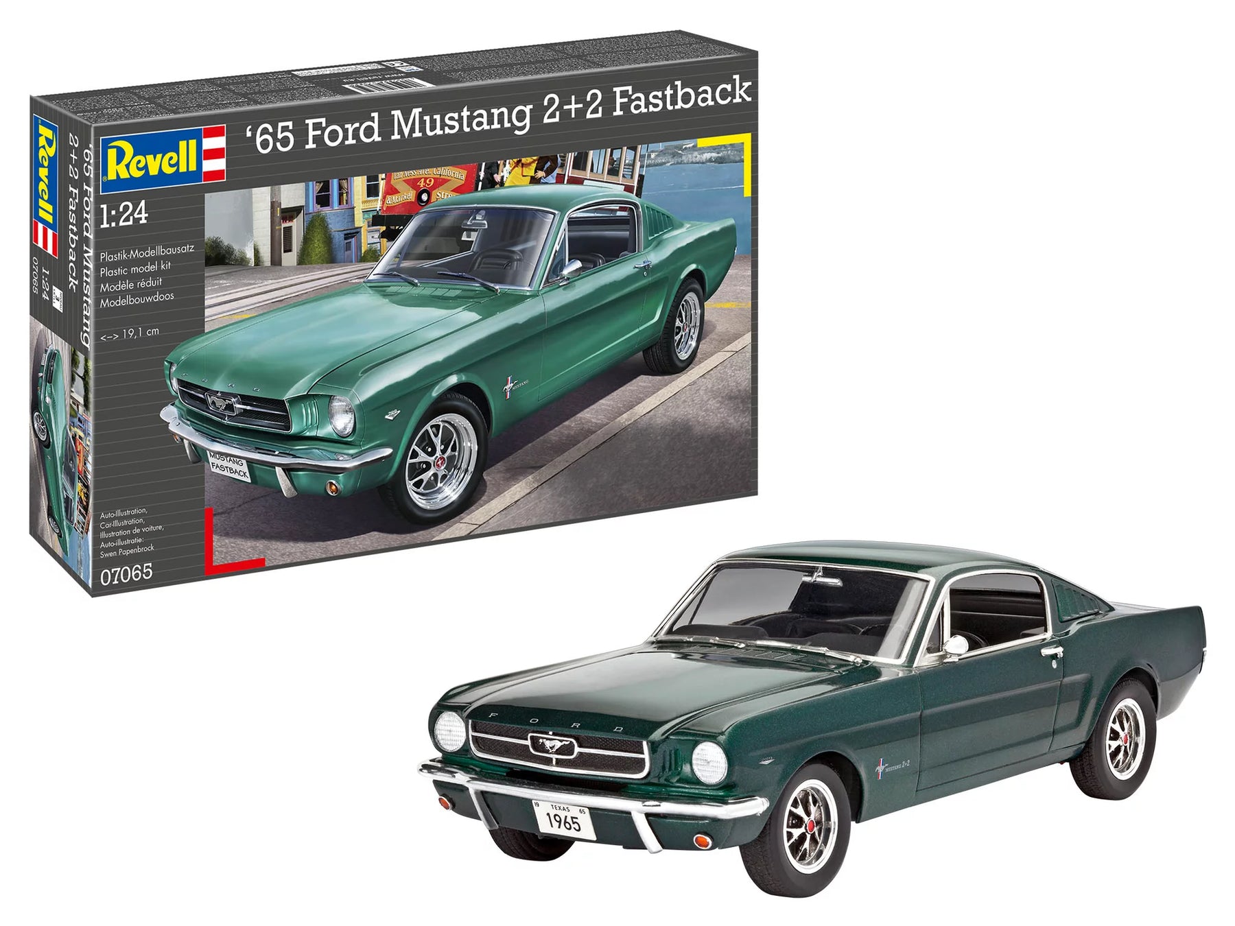 Ford Mustang 2+2 Fastback uit 1965