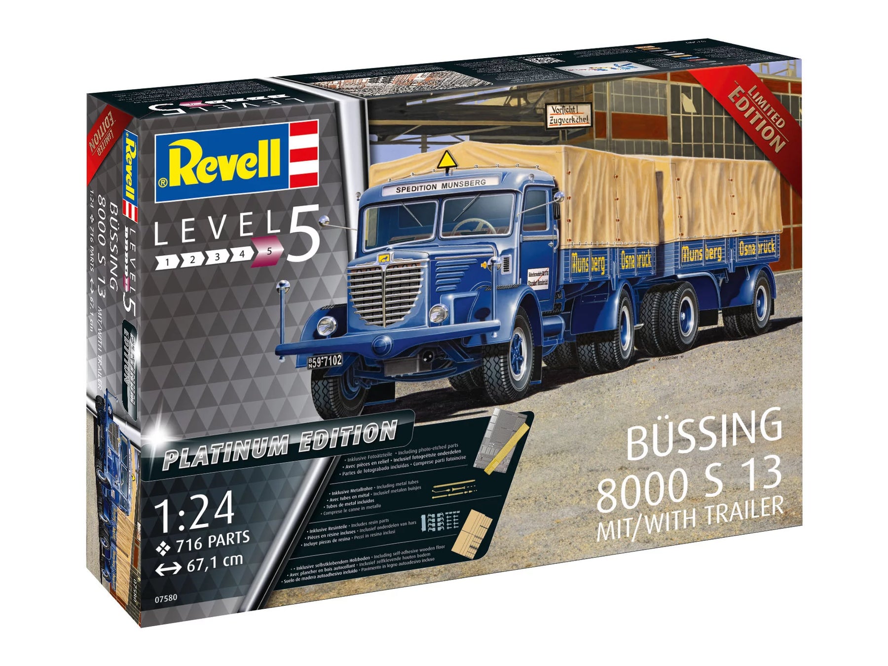 Büssing 8000 S 13 mit Trailer "Platinum Edition"