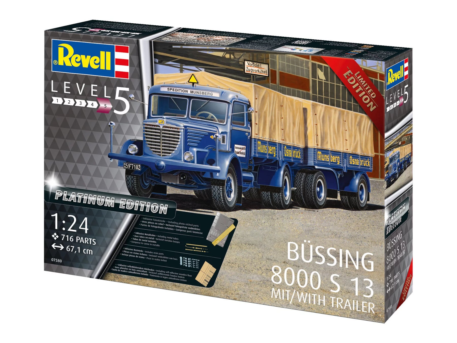 Büssing 8000 S 13 mit Trailer "Platinum Edition"
