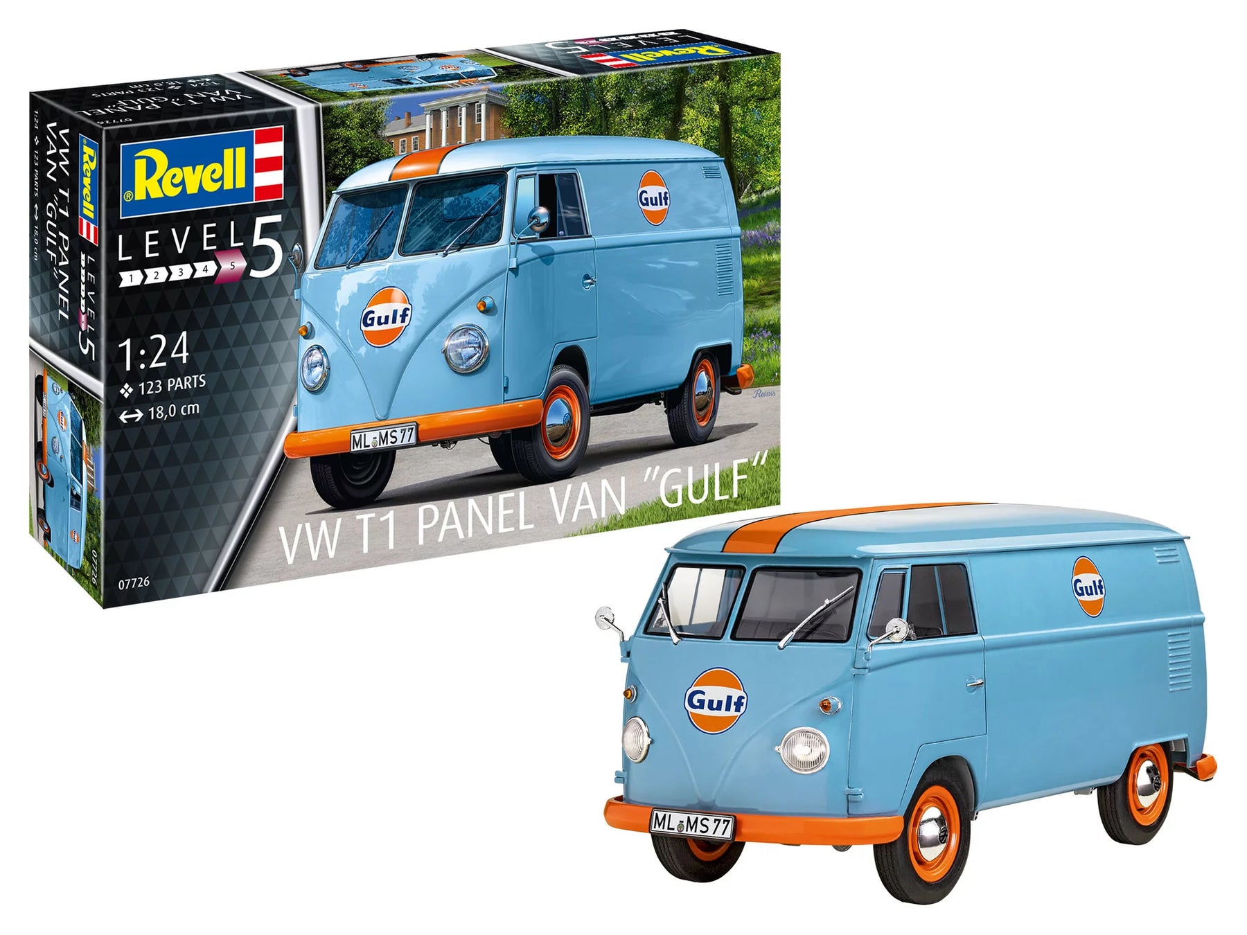 VW T1 gesloten bestelwagen "Gulf"