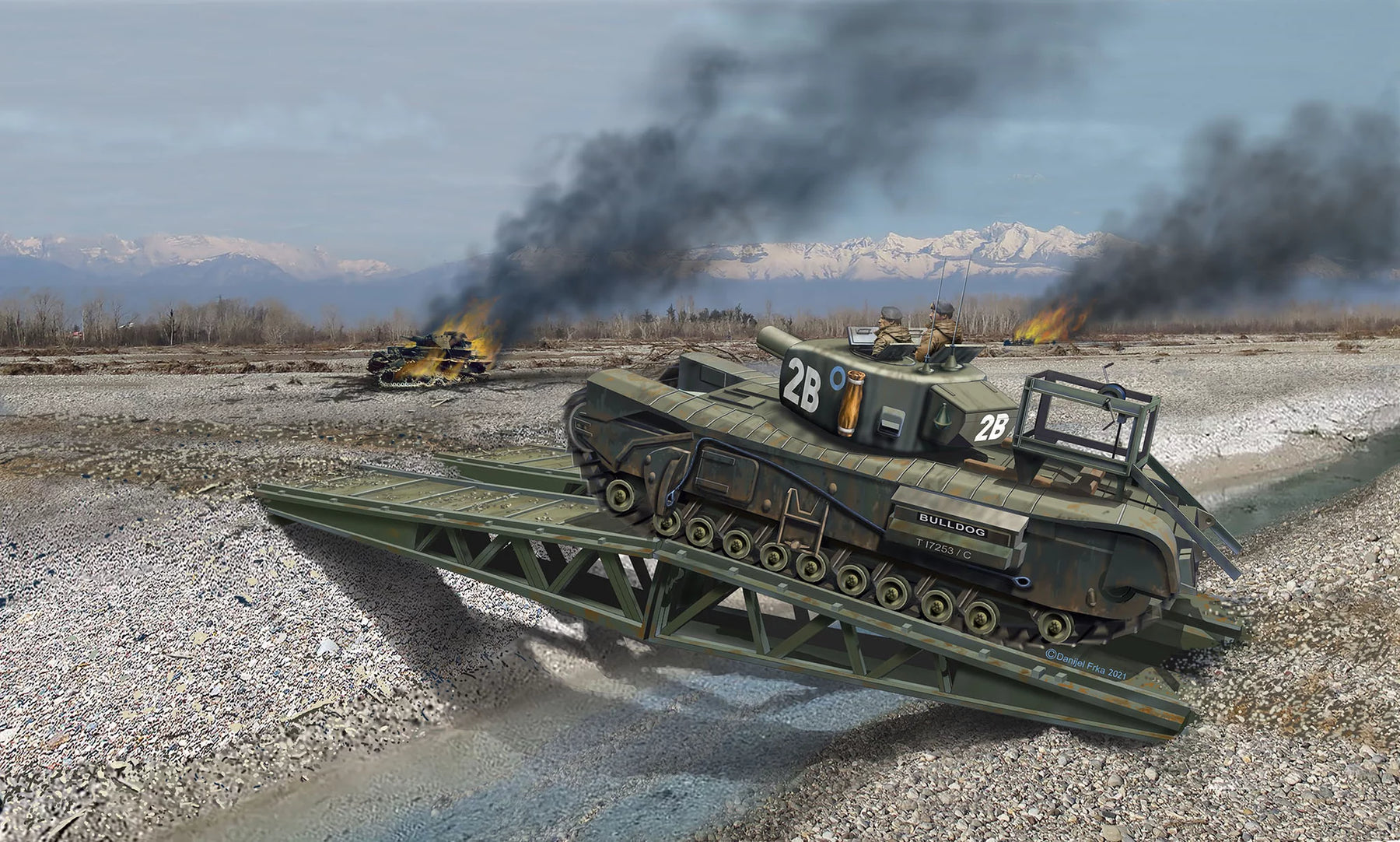 Model Set Churchill A.V.R.E.