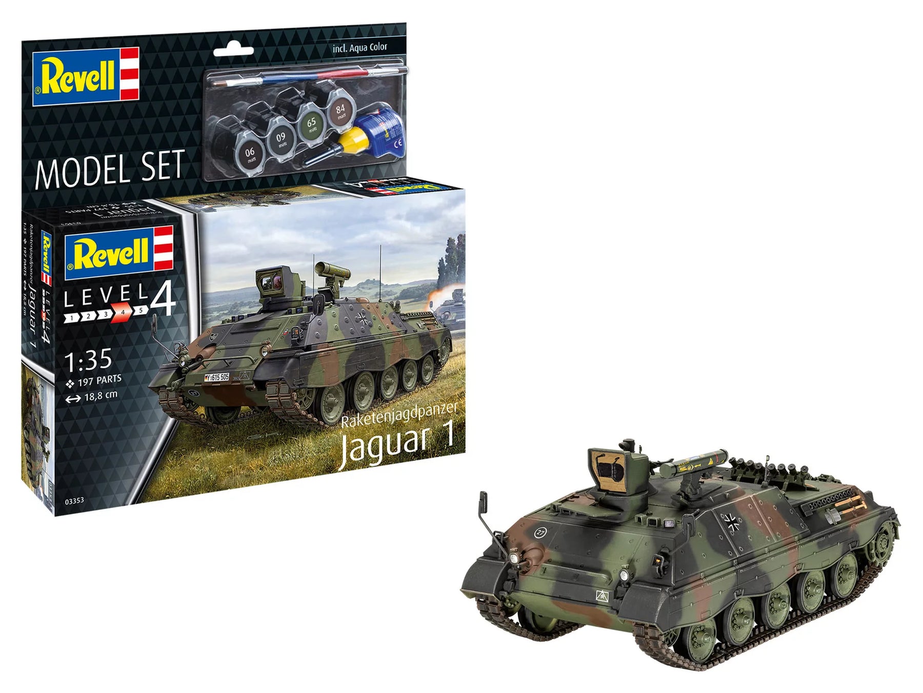 Modelset raketvernietiger Jaguar 1