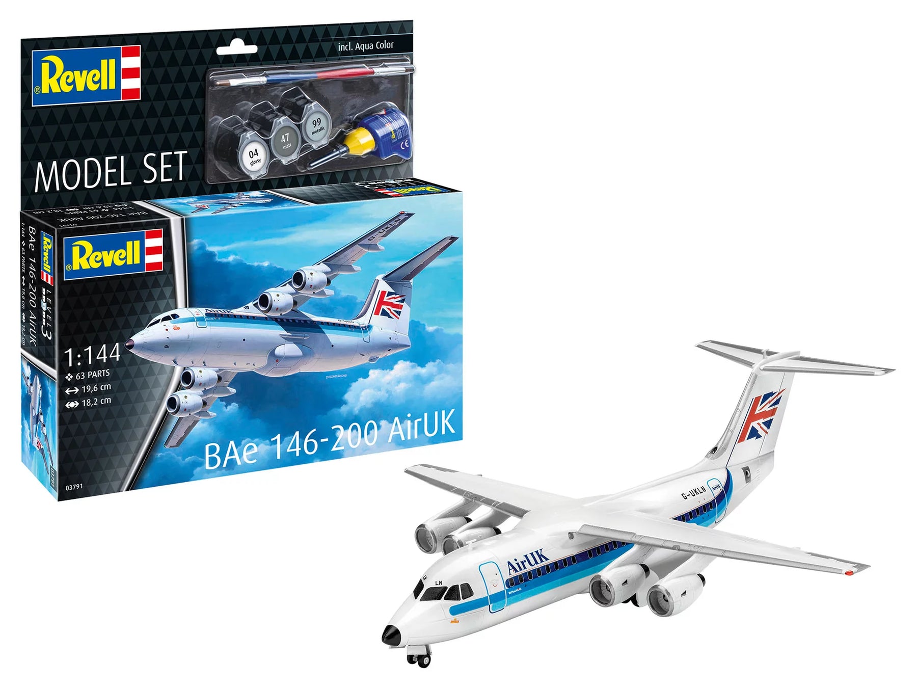 Modelset BAe 146-200 “AirUK”
