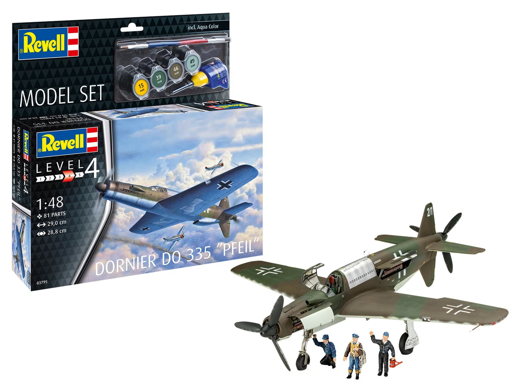 Modelset Dornier Do 335 "Pijl"