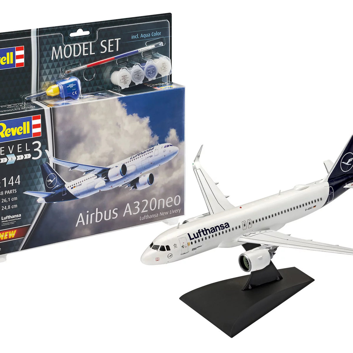 AIRBUS A320 モデルキット Model Set Airbus A320neo Lufthansa 