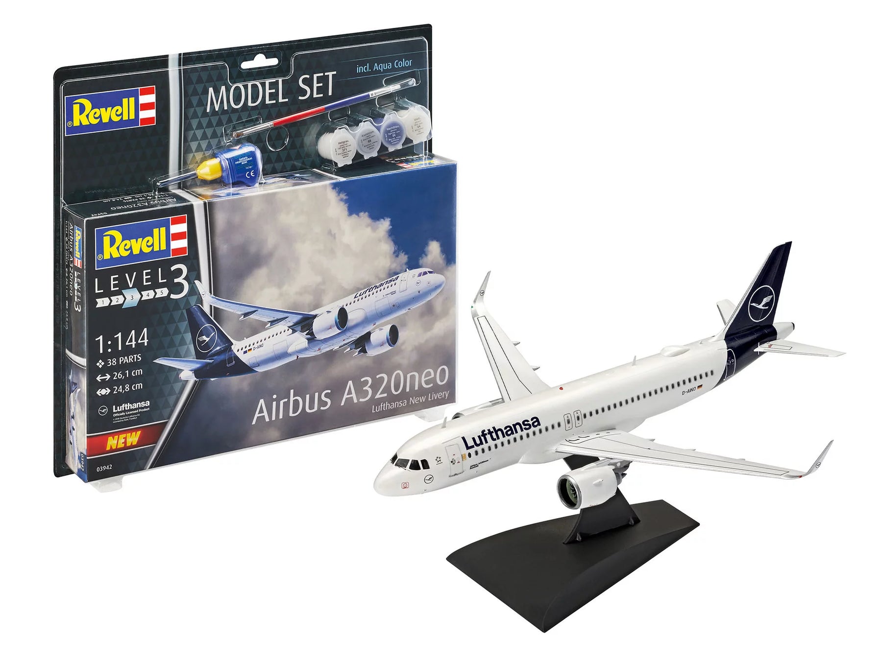 Model Set Airbus A320neo Lufthansa "New Livery"