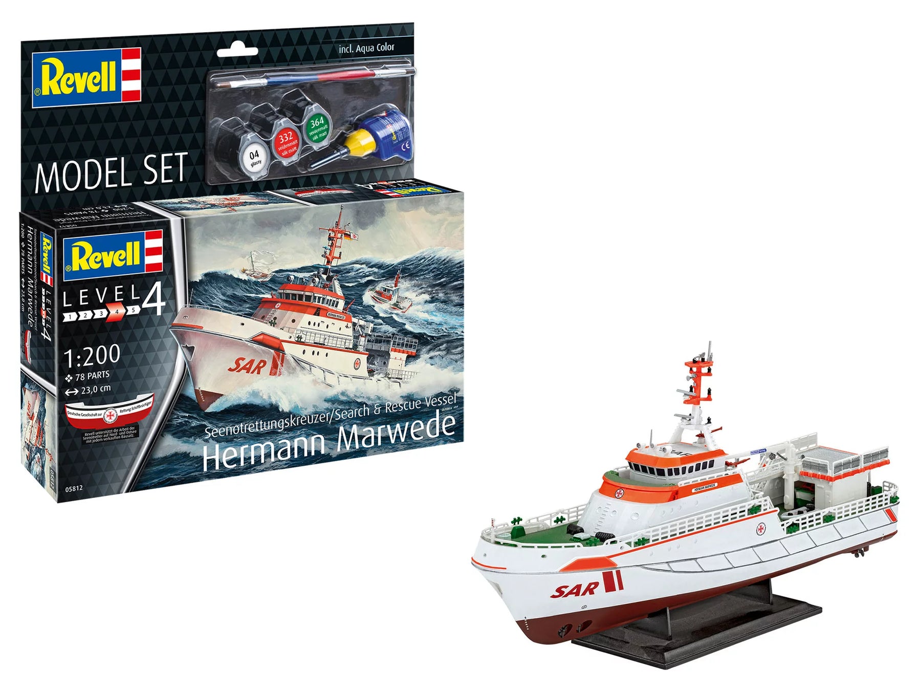 Model Set Seenotkreuzer "Hermann Marwede"