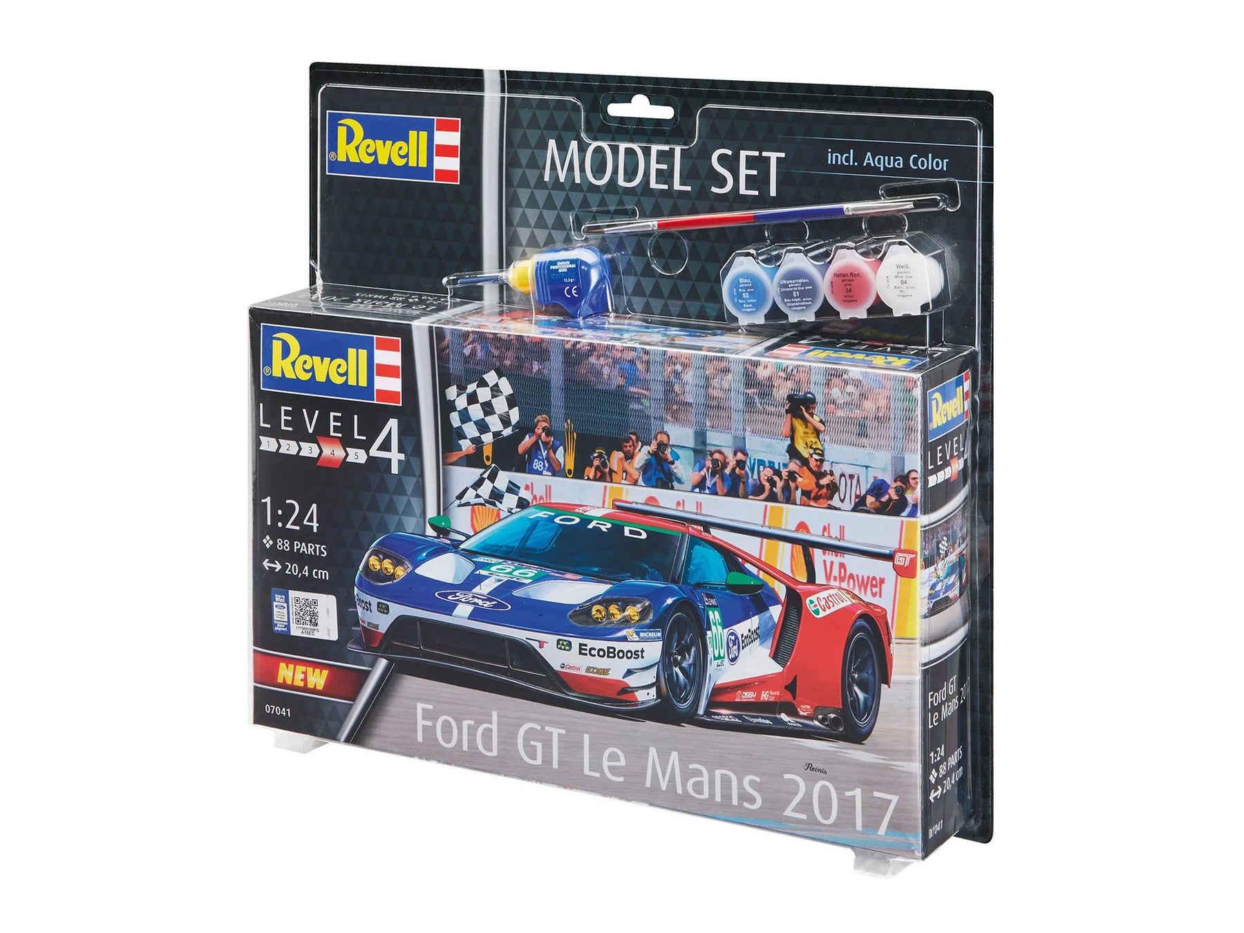 Revell SnapTite 2017 Ford GT Model Kit - 1:24 Scale 28-Piece Snap Together Model