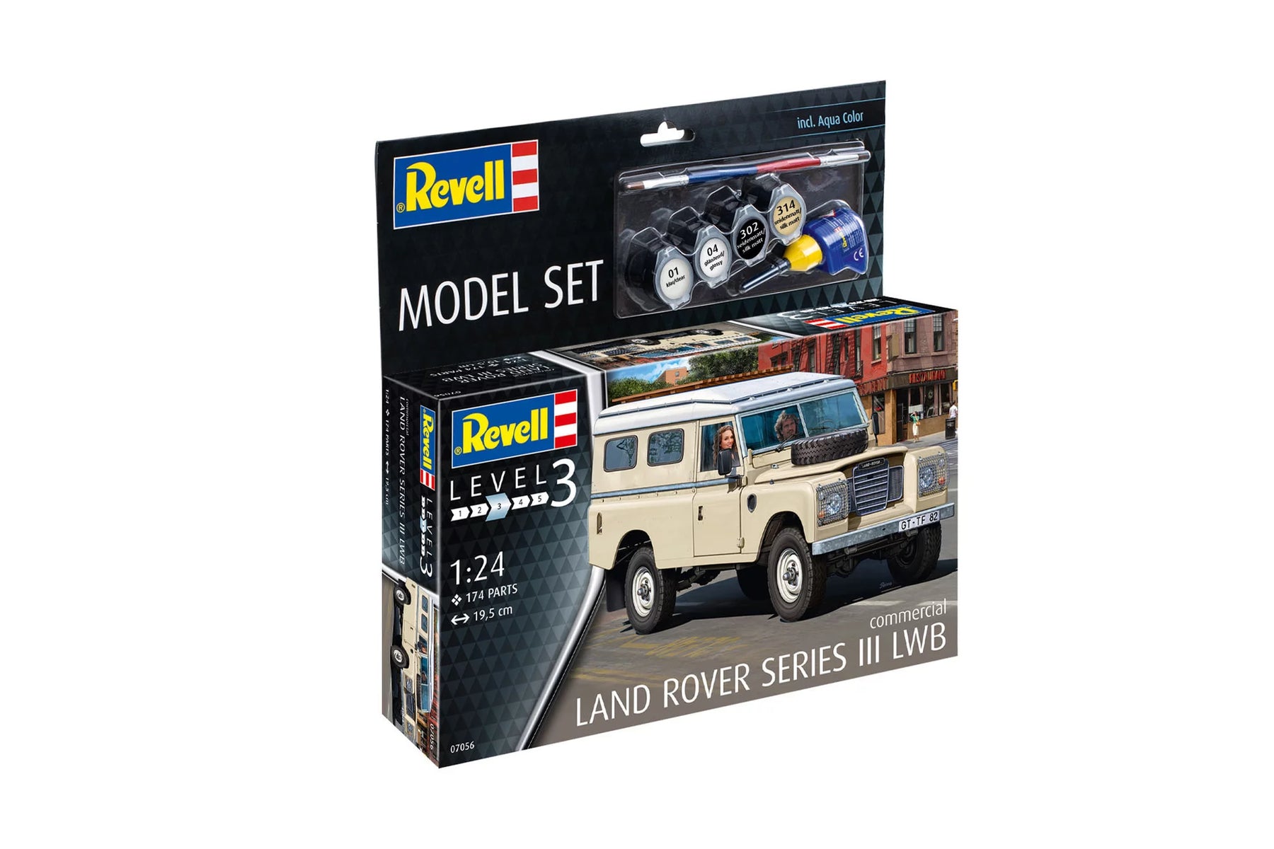 Conjunto de modelos Land Rover Serie III LWB (comercial)