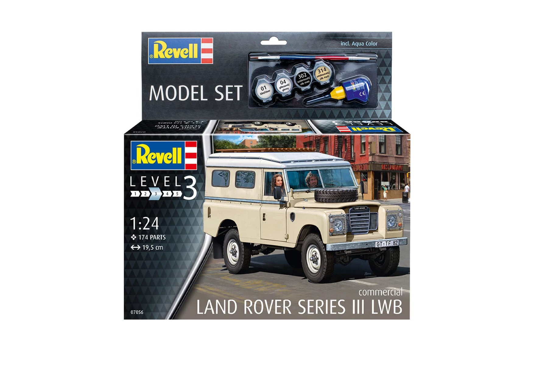 Conjunto de modelos Land Rover Serie III LWB (comercial)