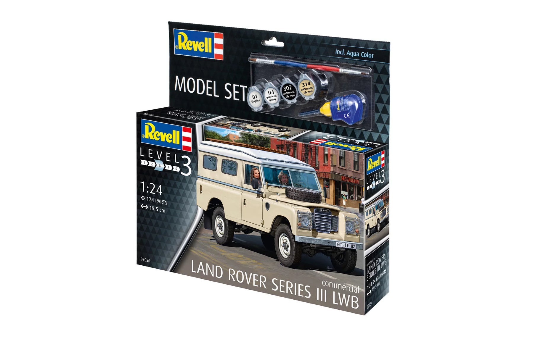 Conjunto de modelos Land Rover Serie III LWB (comercial)