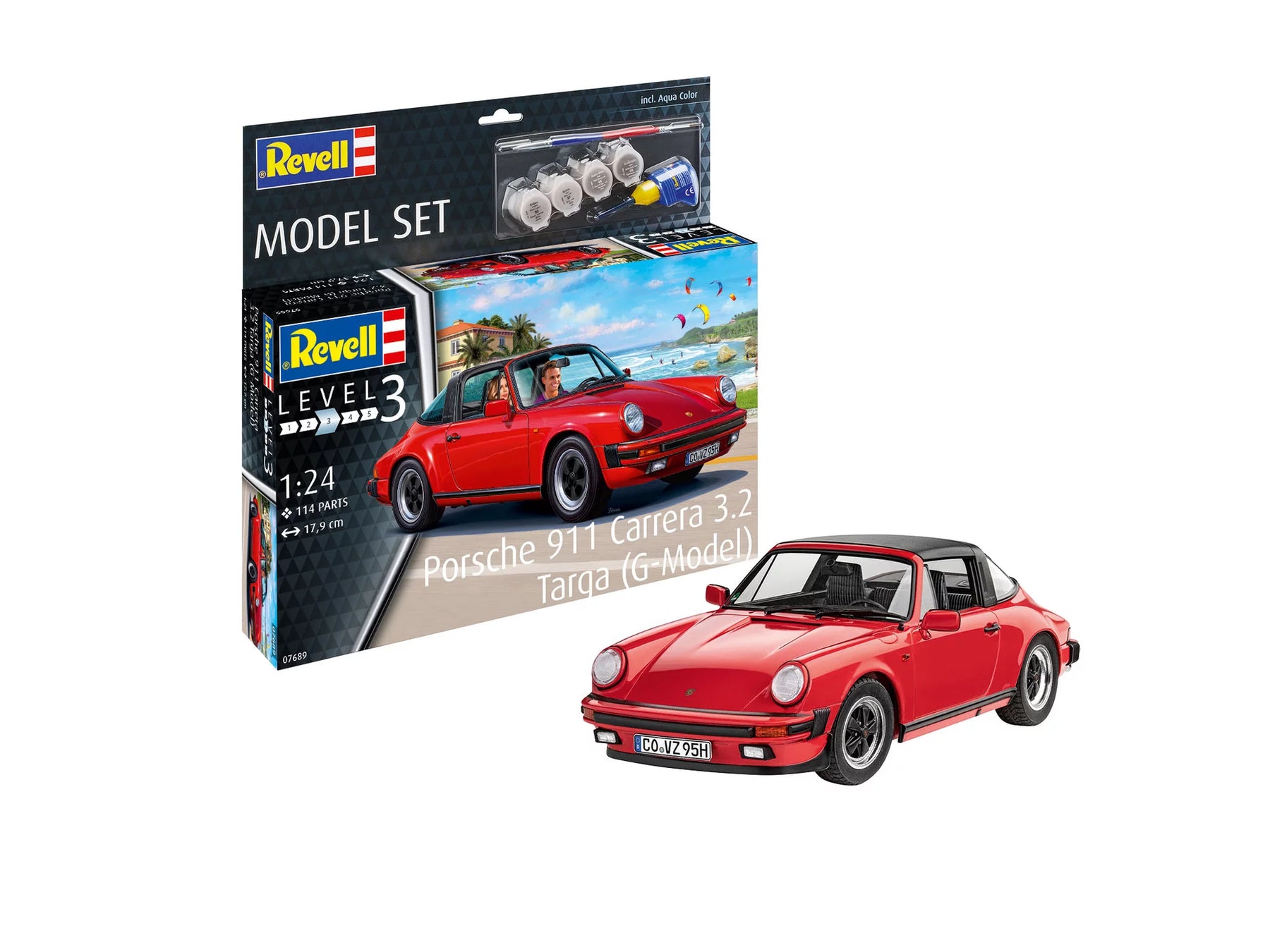 Sada modelů Porsche 911 Carrera 3.2 Targa (model G)
