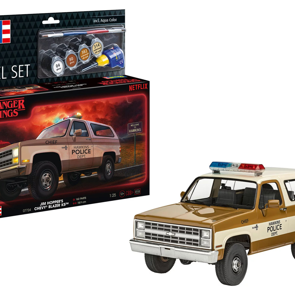 STRANGER THINGS HOPPER'S CHEVY BLAZER 新品 Model Set 1985